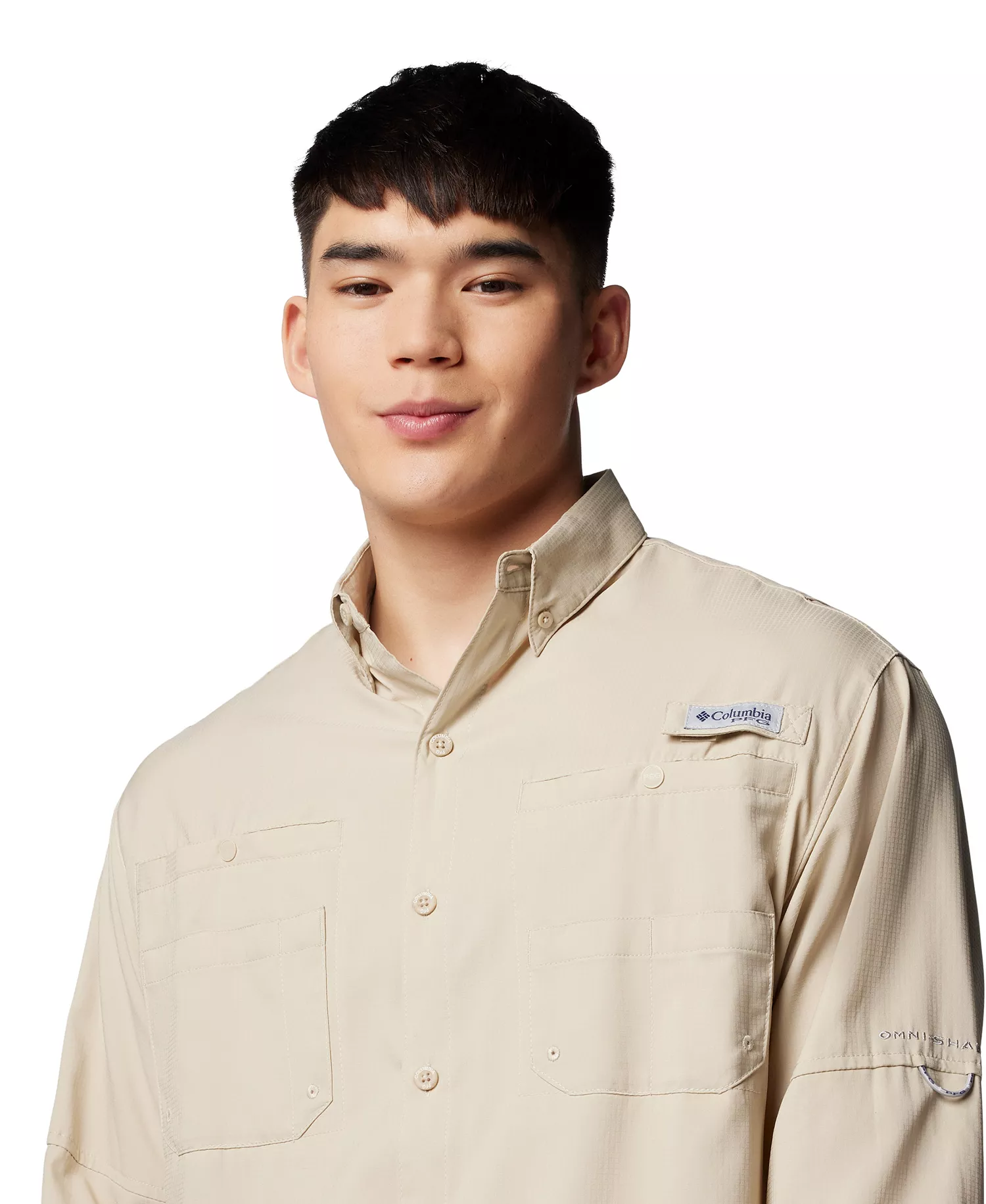 Men's Tamiami Long Sleeve Shirt - Fossil - L