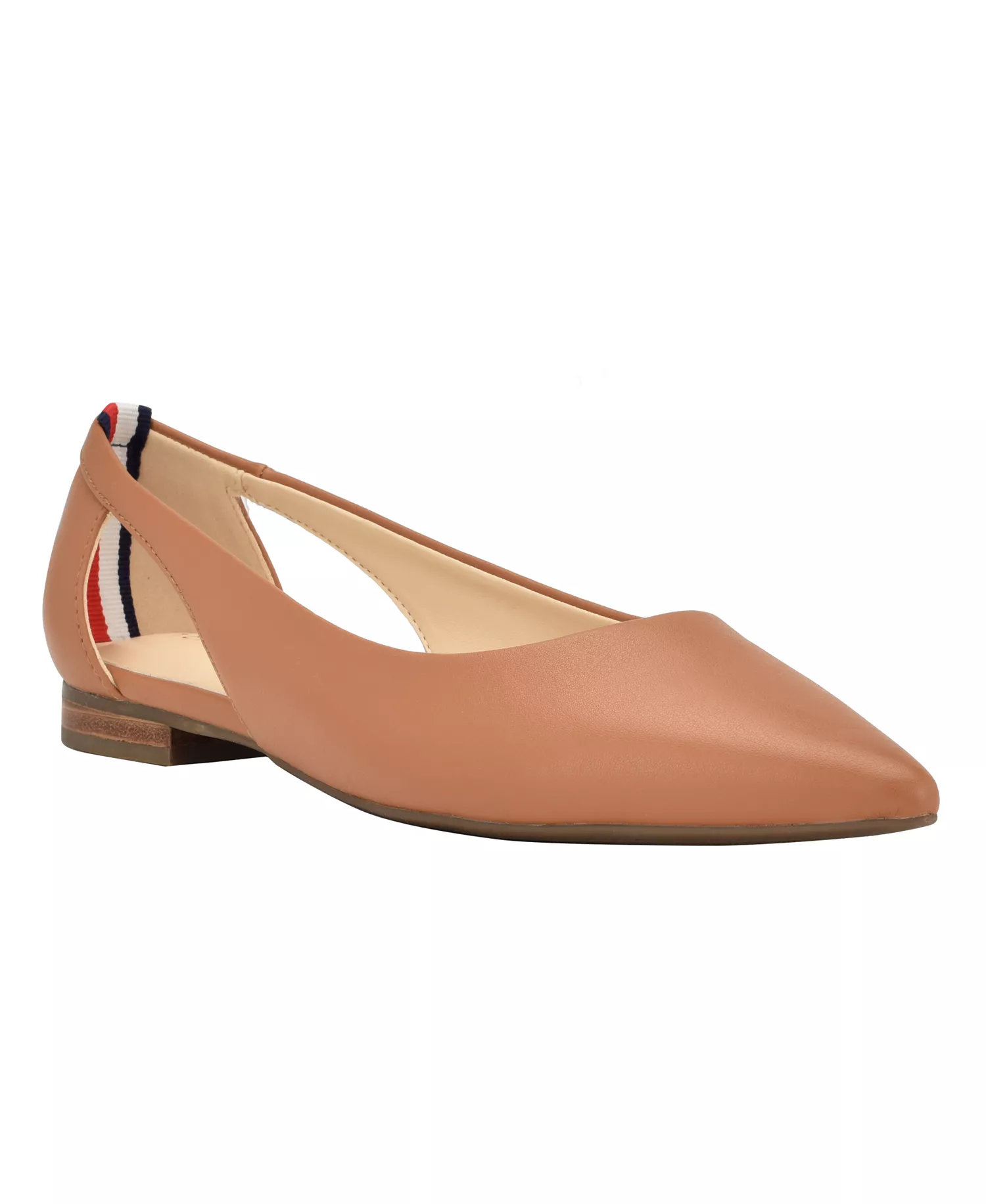 Women's Velahi Cutout Pointy Toe Flats - Caramel - 5M