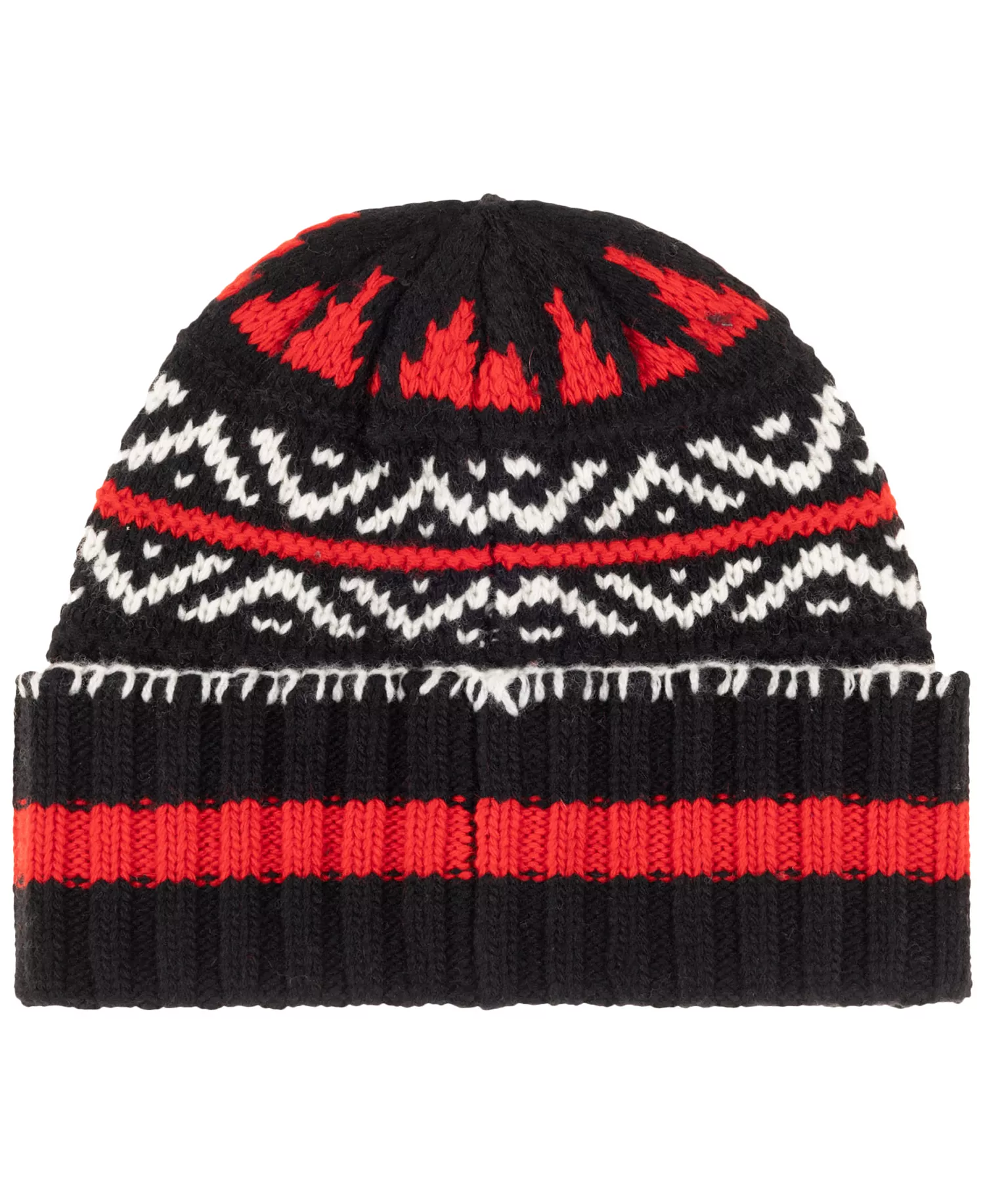Men's Holiday Bear Beanie - Black Multi - ONE SIZE