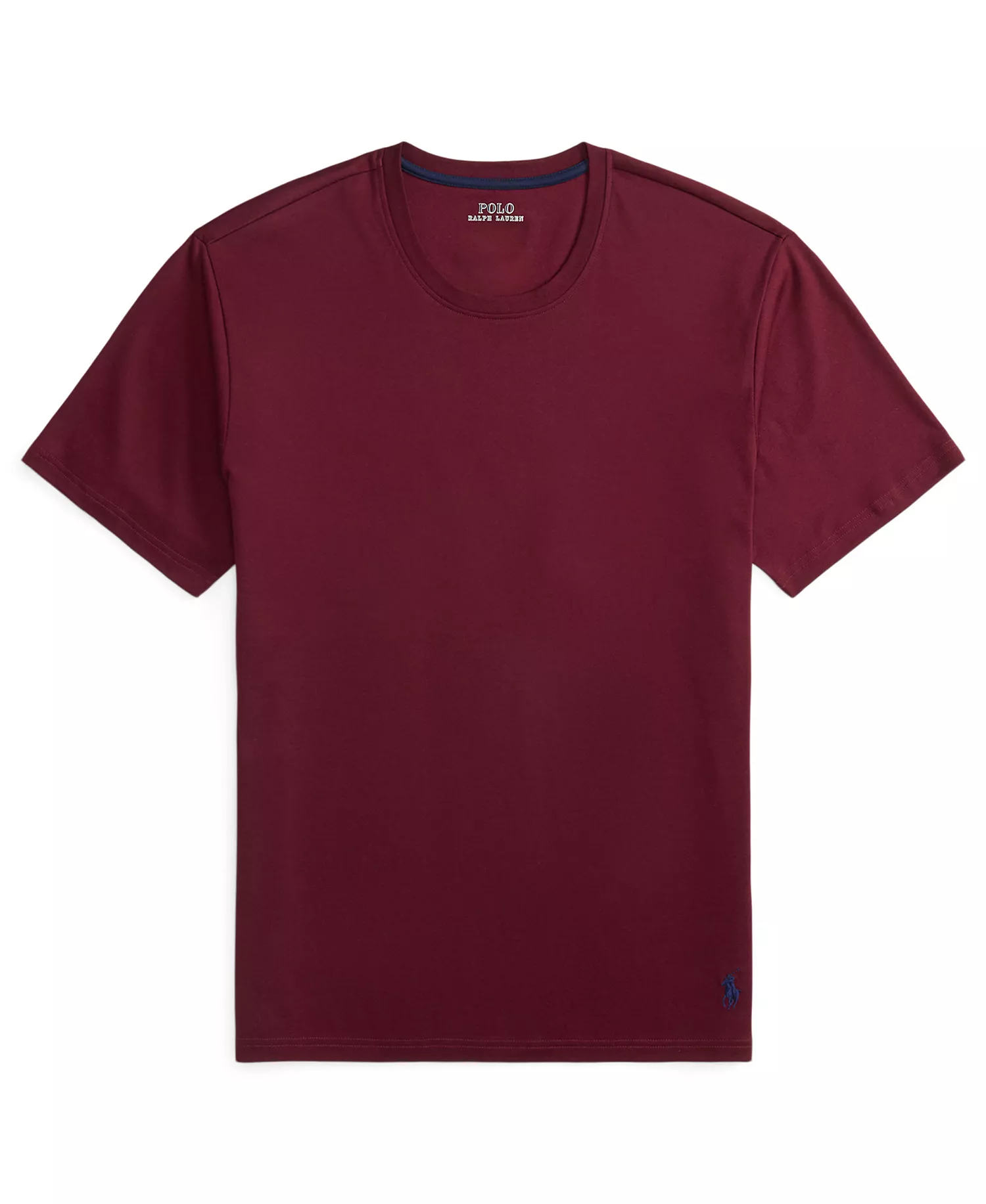 Men's Short Sleeve Crewneck Sleep T-Shirt - Classic Wine - L