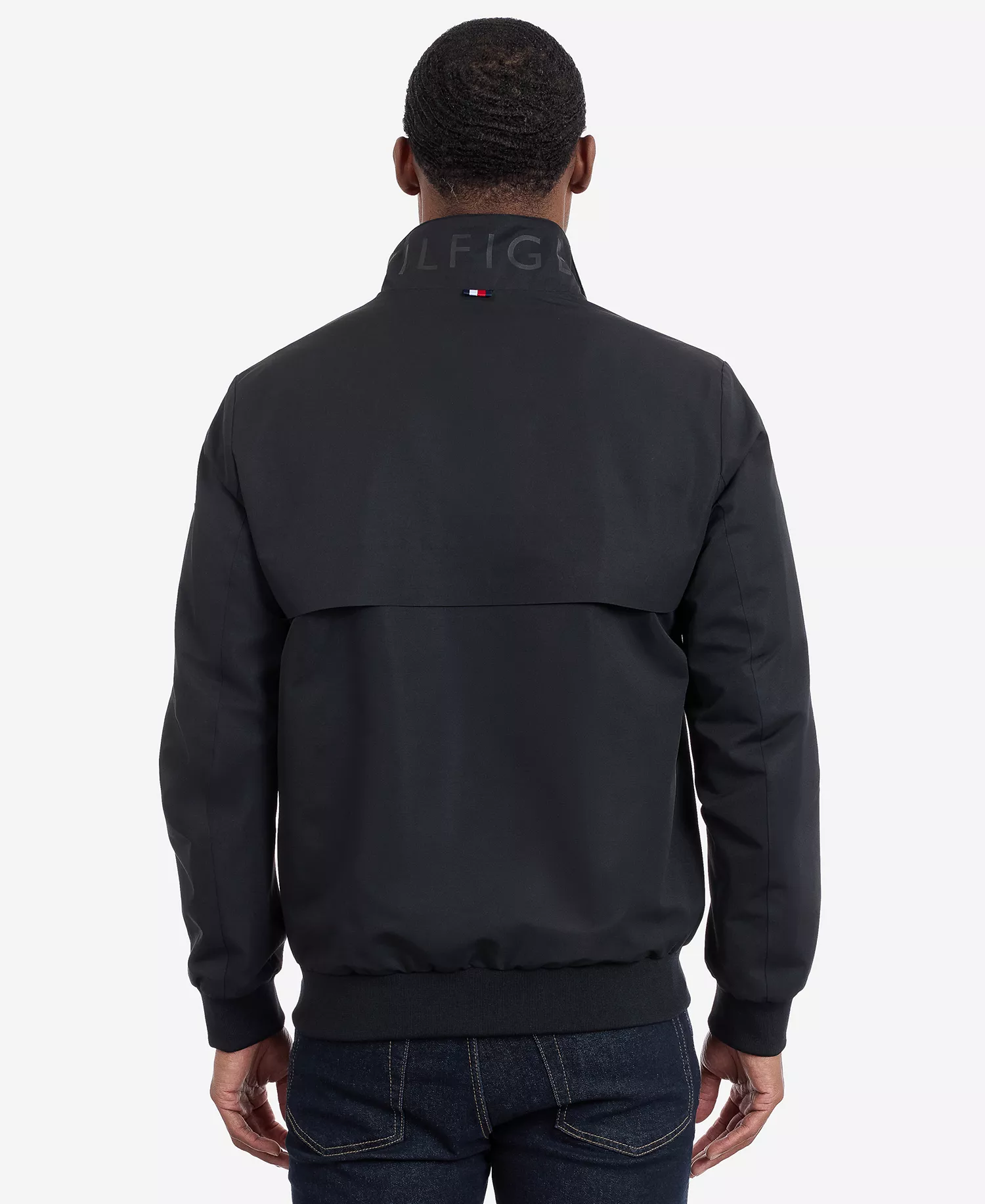 Men's Water Resistant Boating Regular Fit Jacket - Black - 2XL