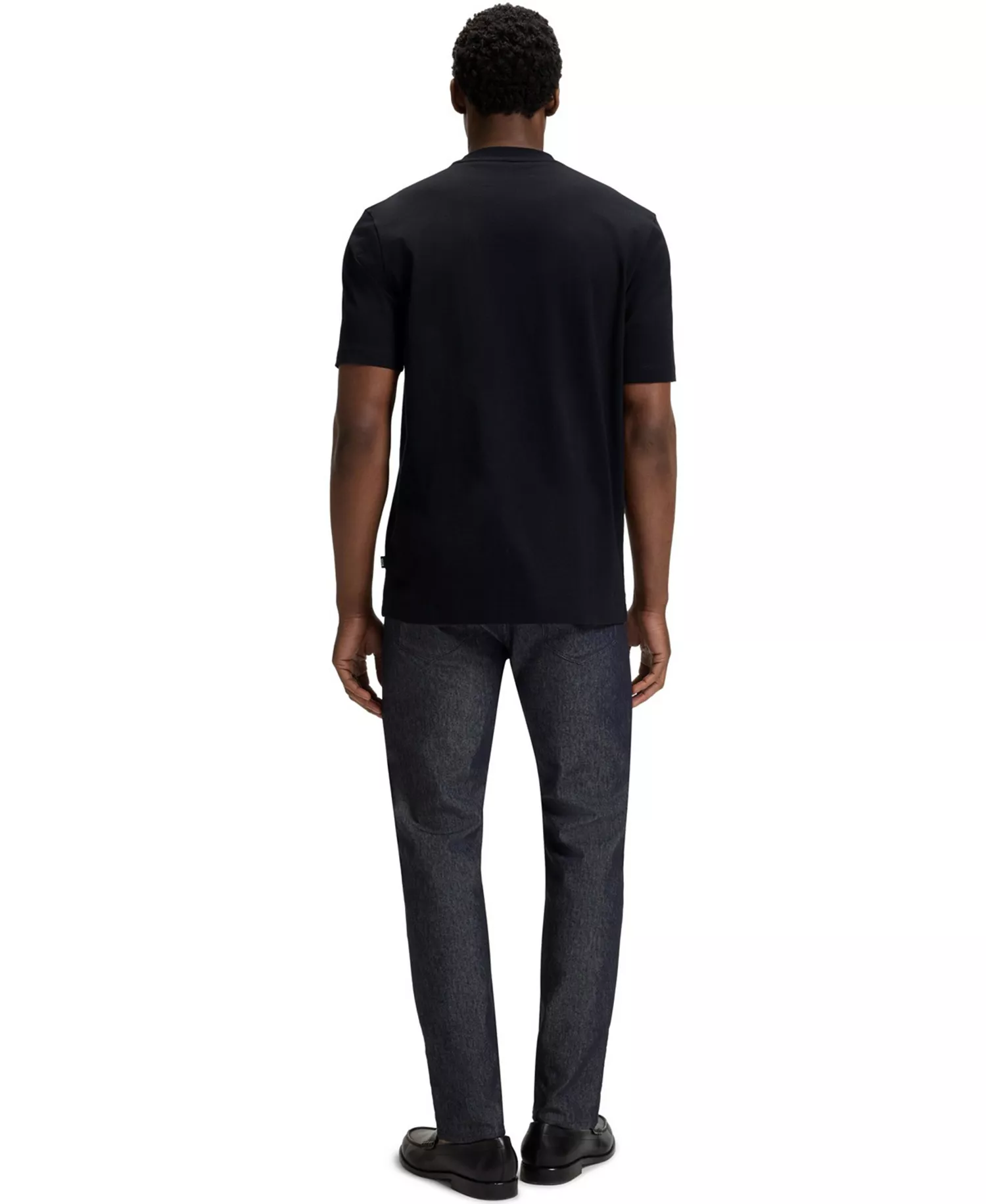 Men's Regular-Fit Cotton-Jersey T-Shirt - Black - 2XL