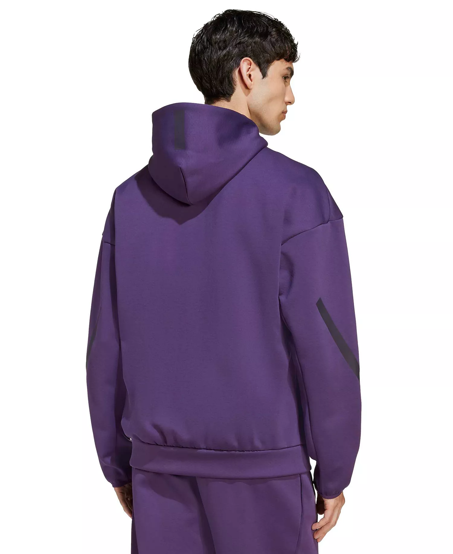 Men's Z.N.E. Full-Zip Hooded Sportswear Track Jacket - Dark Purple - L