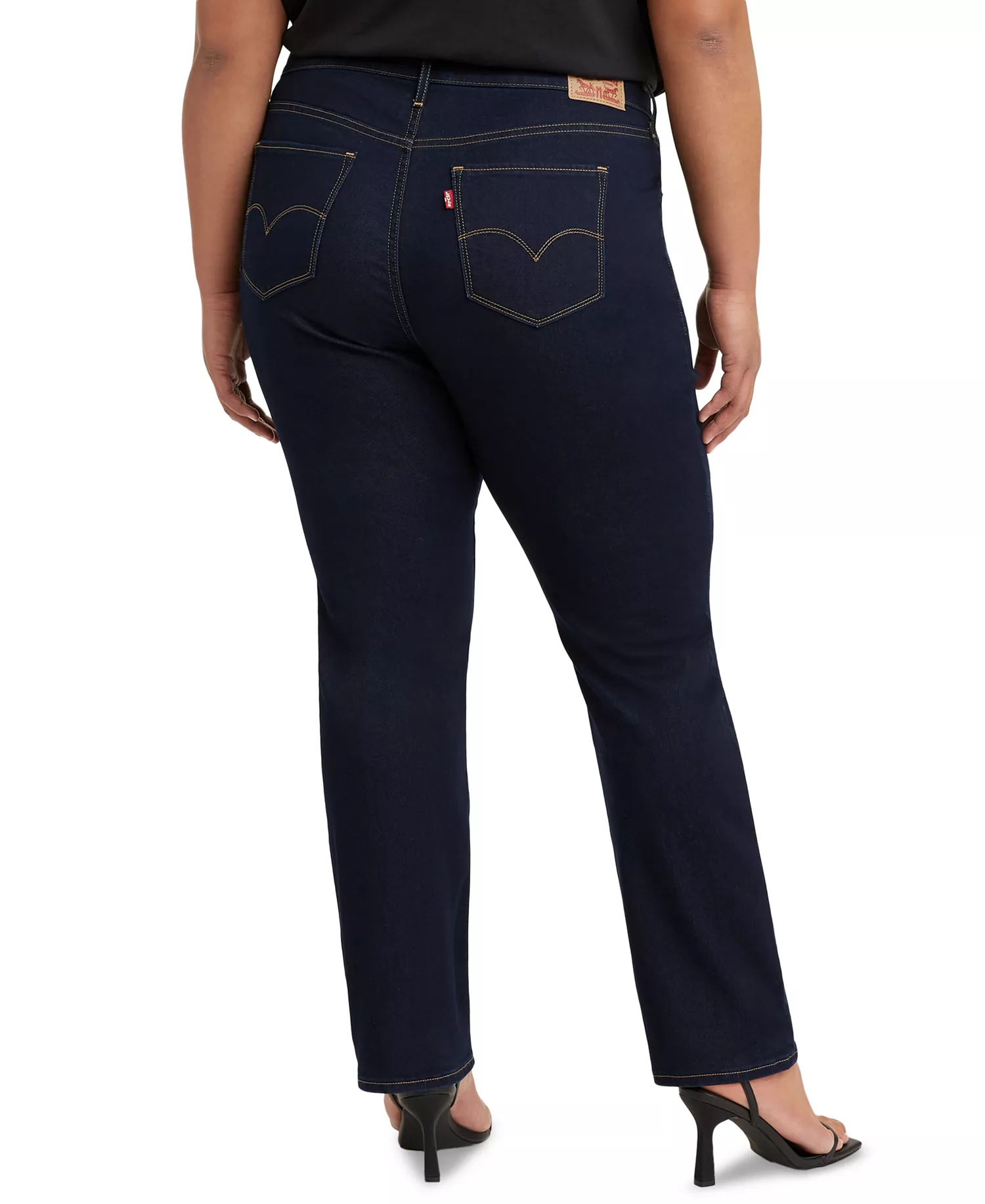 Trendy Plus Size 724 High-Rise Straight-Leg Jeans - Cast Shadows - 14W