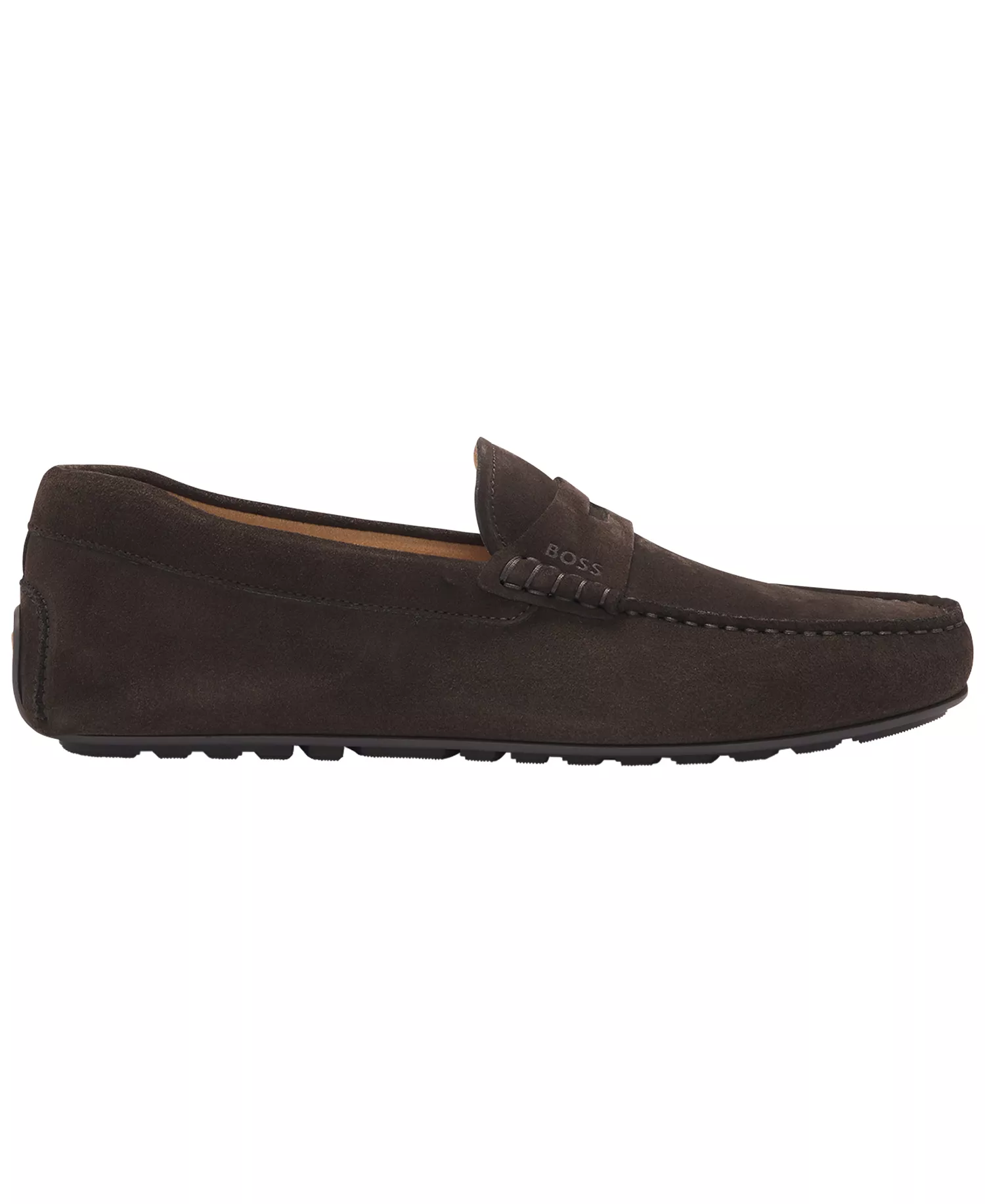 Men's Slip-on Loafers - Dark Brown - 10M