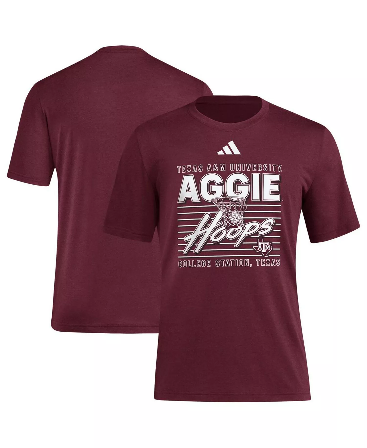 Men's Maroon Texas A&M Aggies Locker Swish Tri-Blend T-Shirt - Maroon - XL