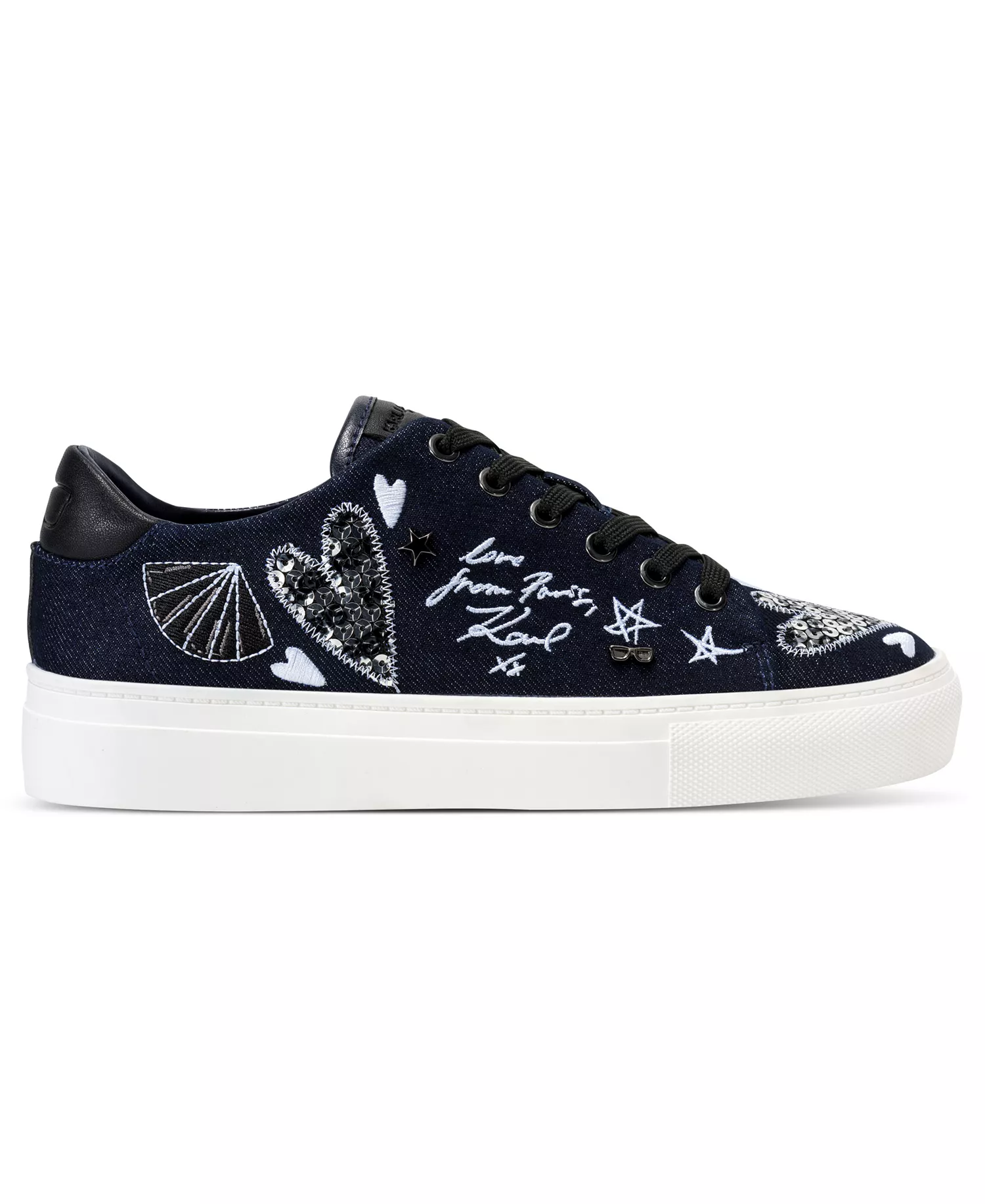 Women's Ikonic Round Toe Sneakers - Dark Navy/ Blue - 5.5M