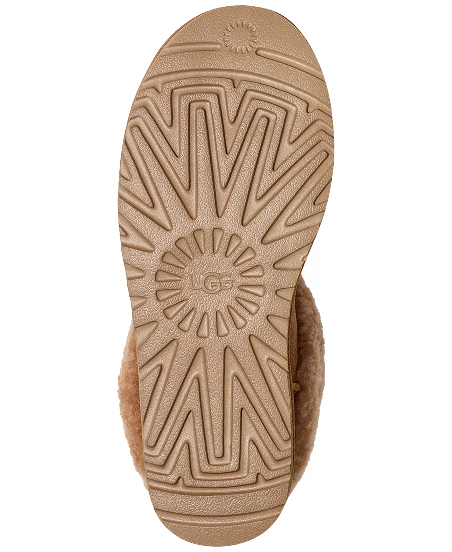 UGG Women's Classic Ultra Mini Max Curly Boots - Chestnut - 10M