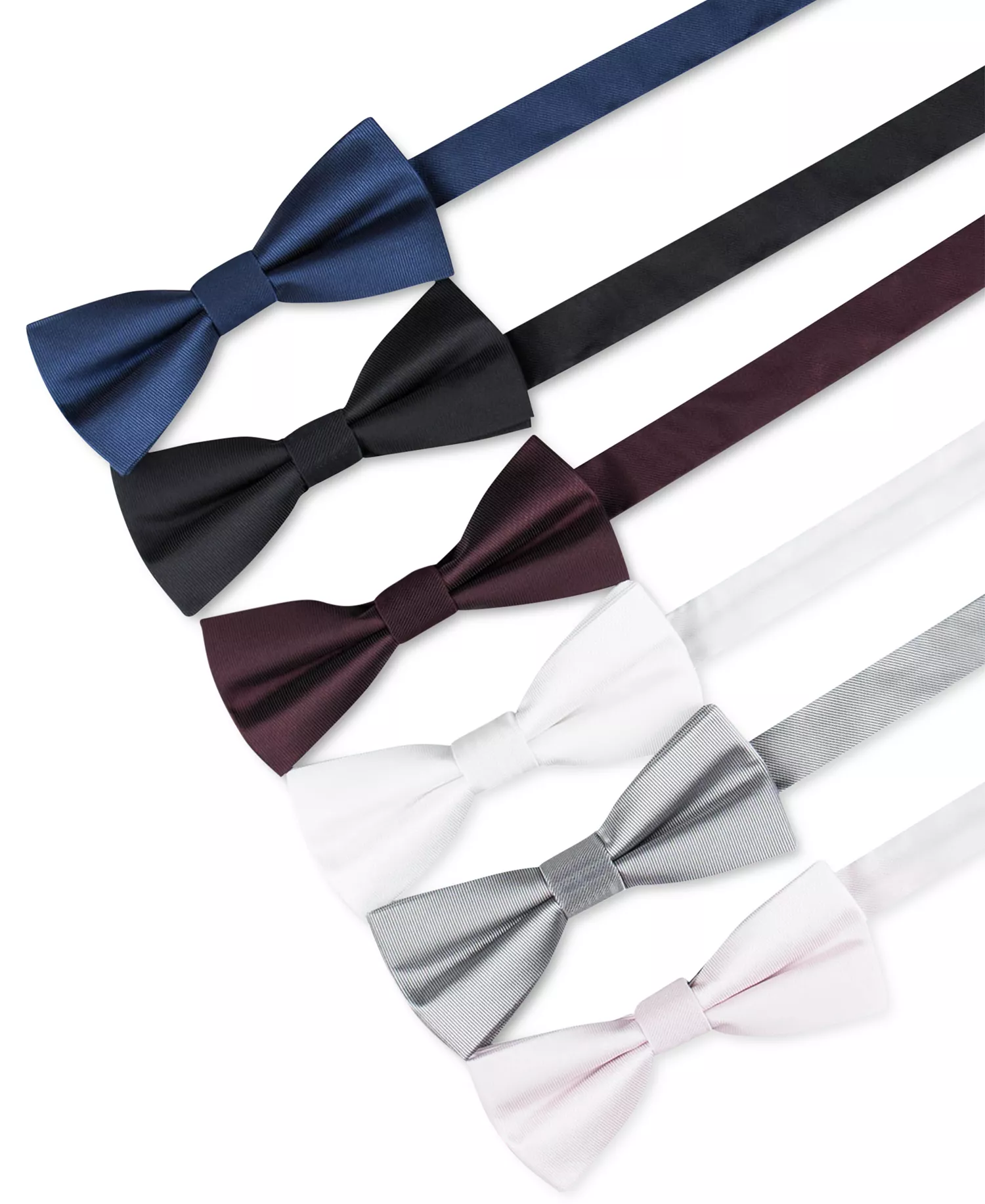 Men's Unison Solid Pre-Tied Bow Tie - Black - ONE SIZE