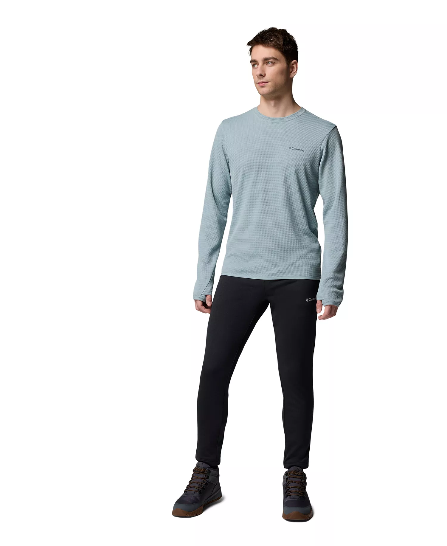 Men's Essential Hike Grid Fleece Pants - Black - 2XL