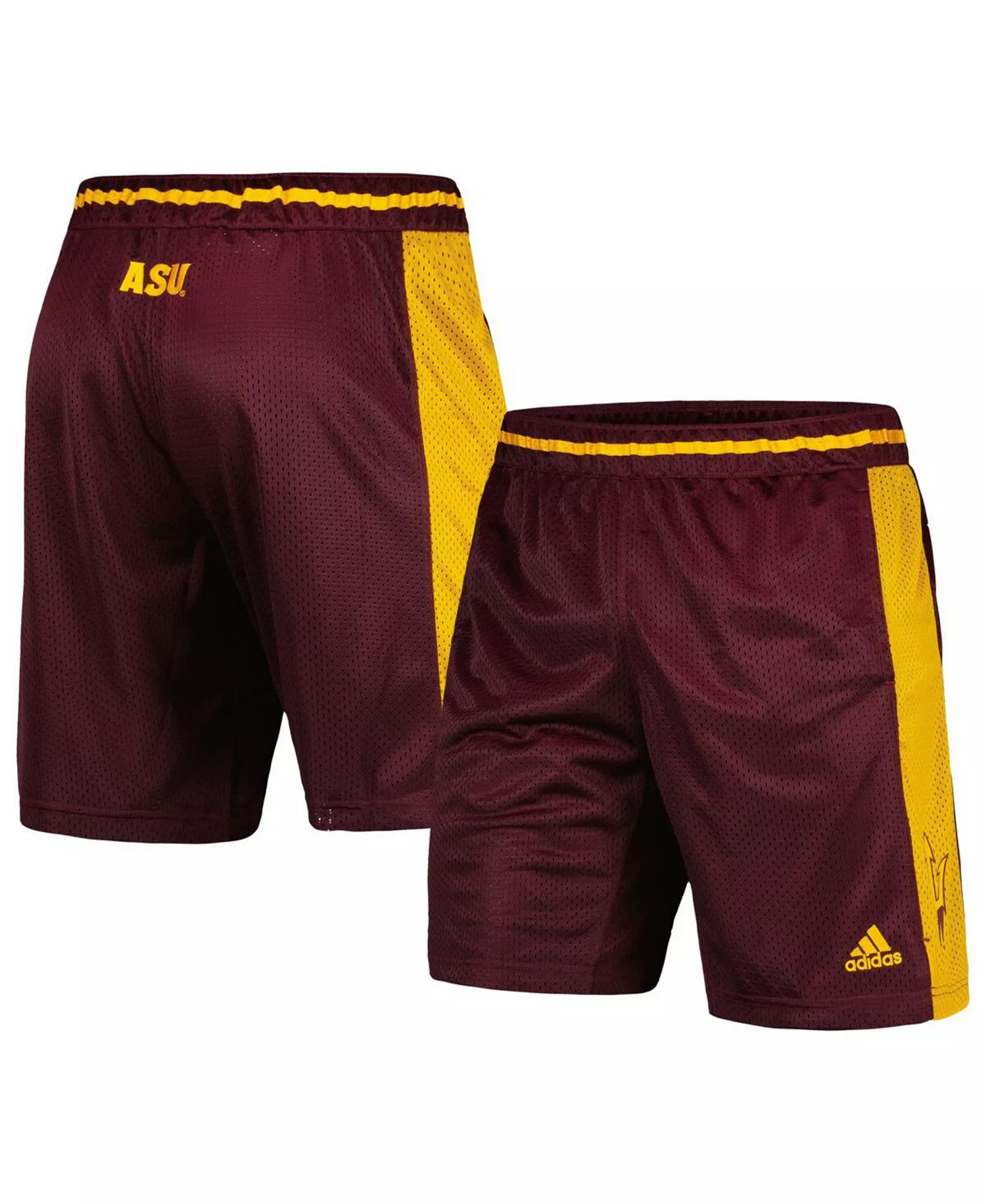 Men's Maroon Arizona State Sun Devils Swingman AEROREADY Basketball Shorts - Maroon - 2XL