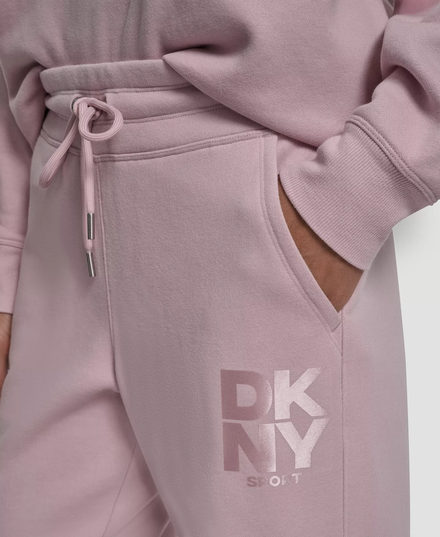 Women's Sport Stacked Transfer Logo Track Pants - Allure - XL