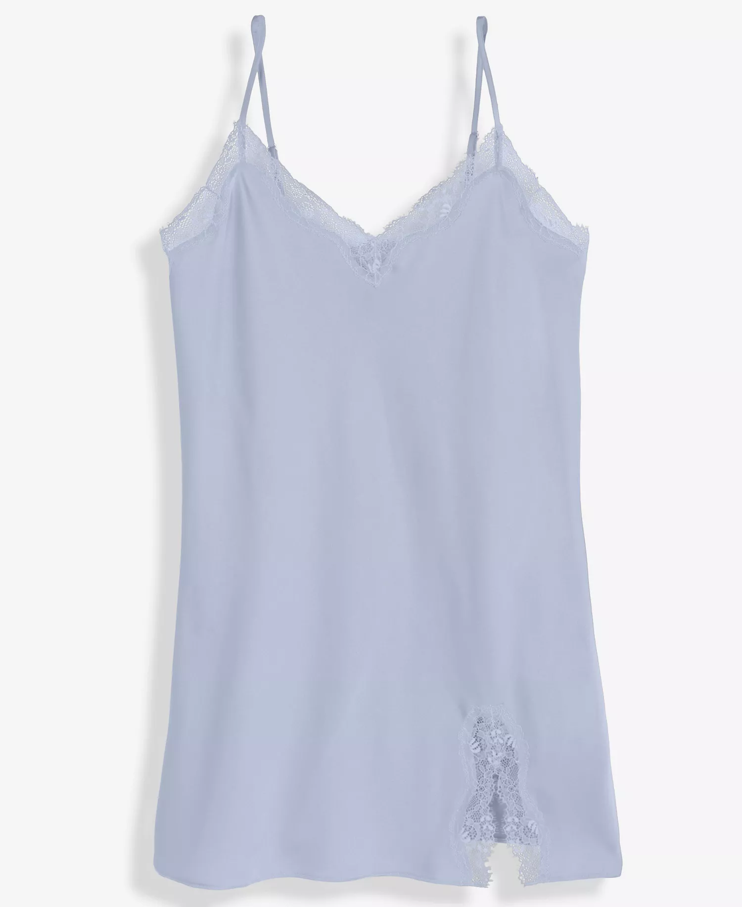 Women's Lace-Trim Satin Chemise, Exclusively at Macy's - Cielo - 1X