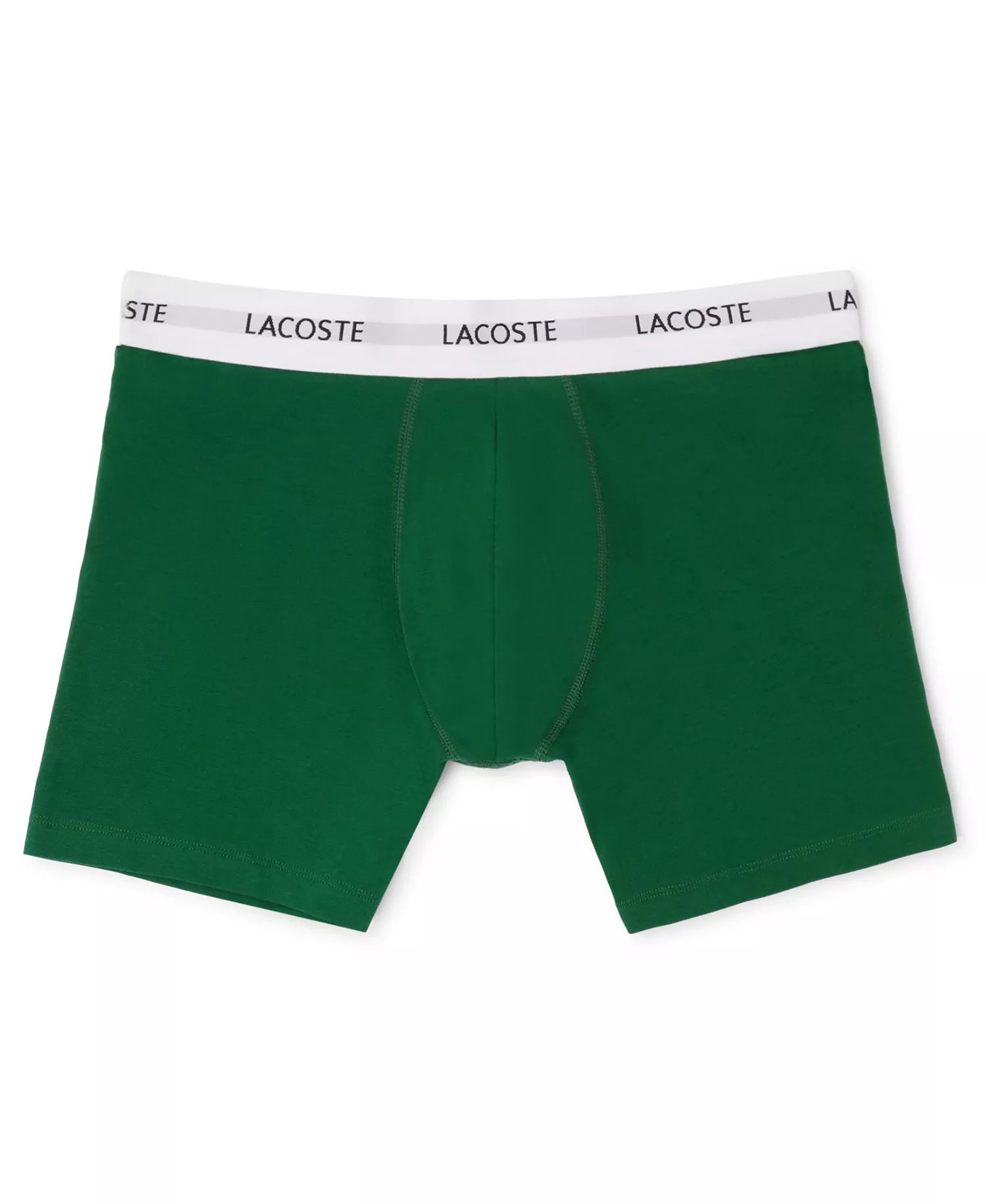 Men's 3-Pack Regular-Fit Logo Boxer Briefs - Navy/Green/Black - L