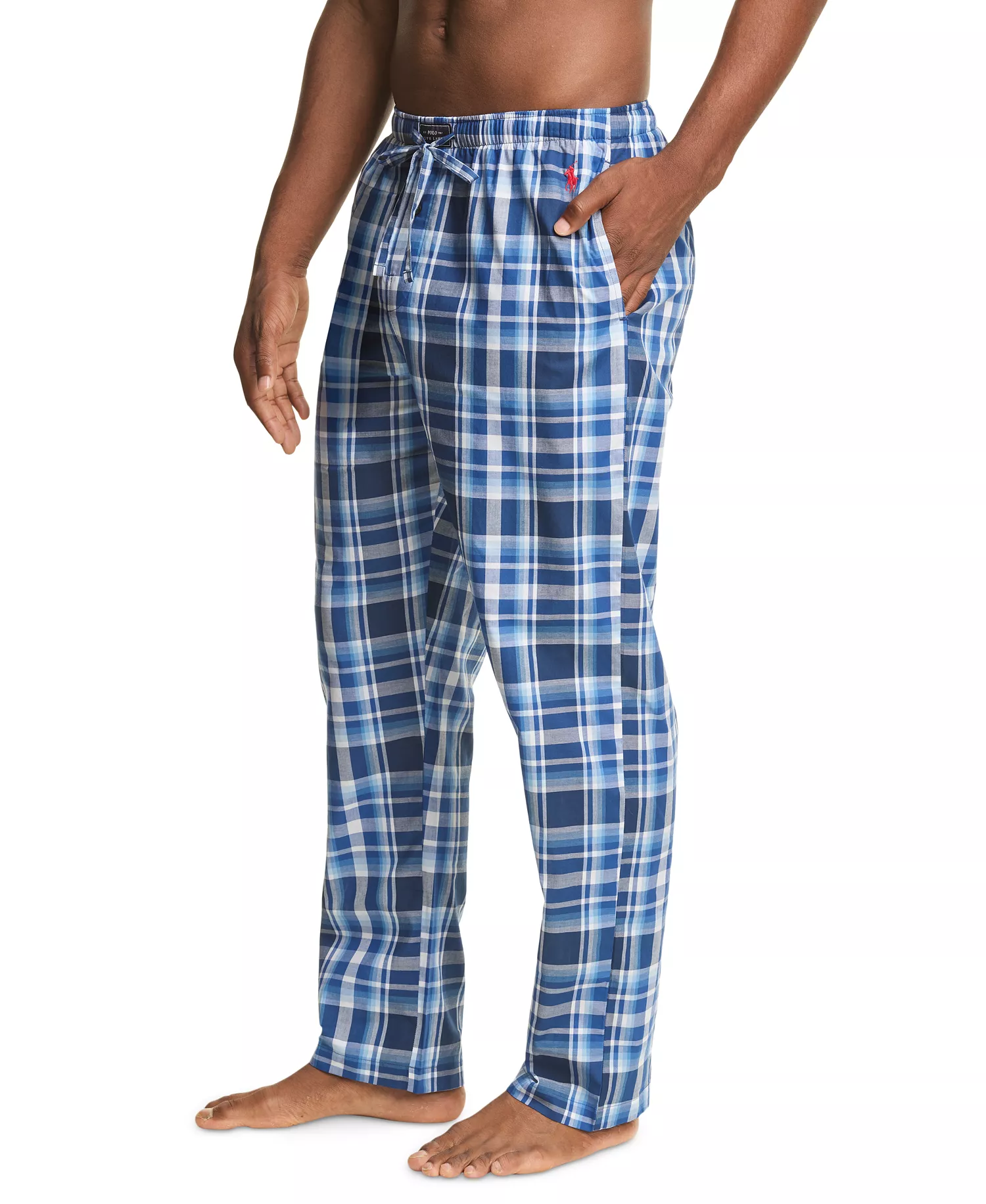 Men's Plaid Woven Pajama Pants - Monroe Plaid - L