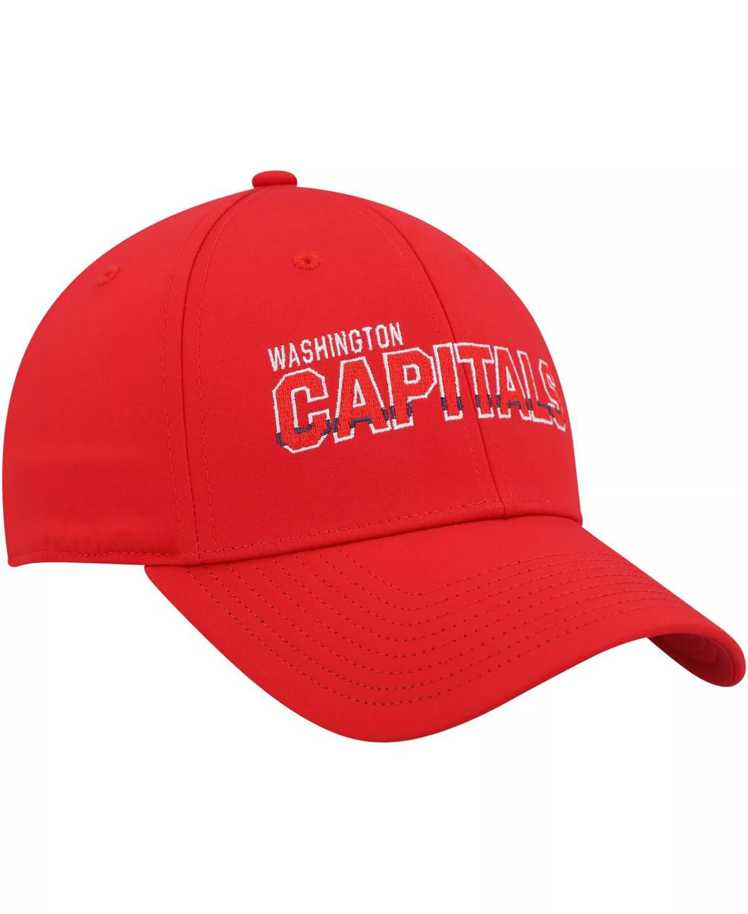 Men's Red Washington Capitals Team Bar Flex Hat - Red - S/M