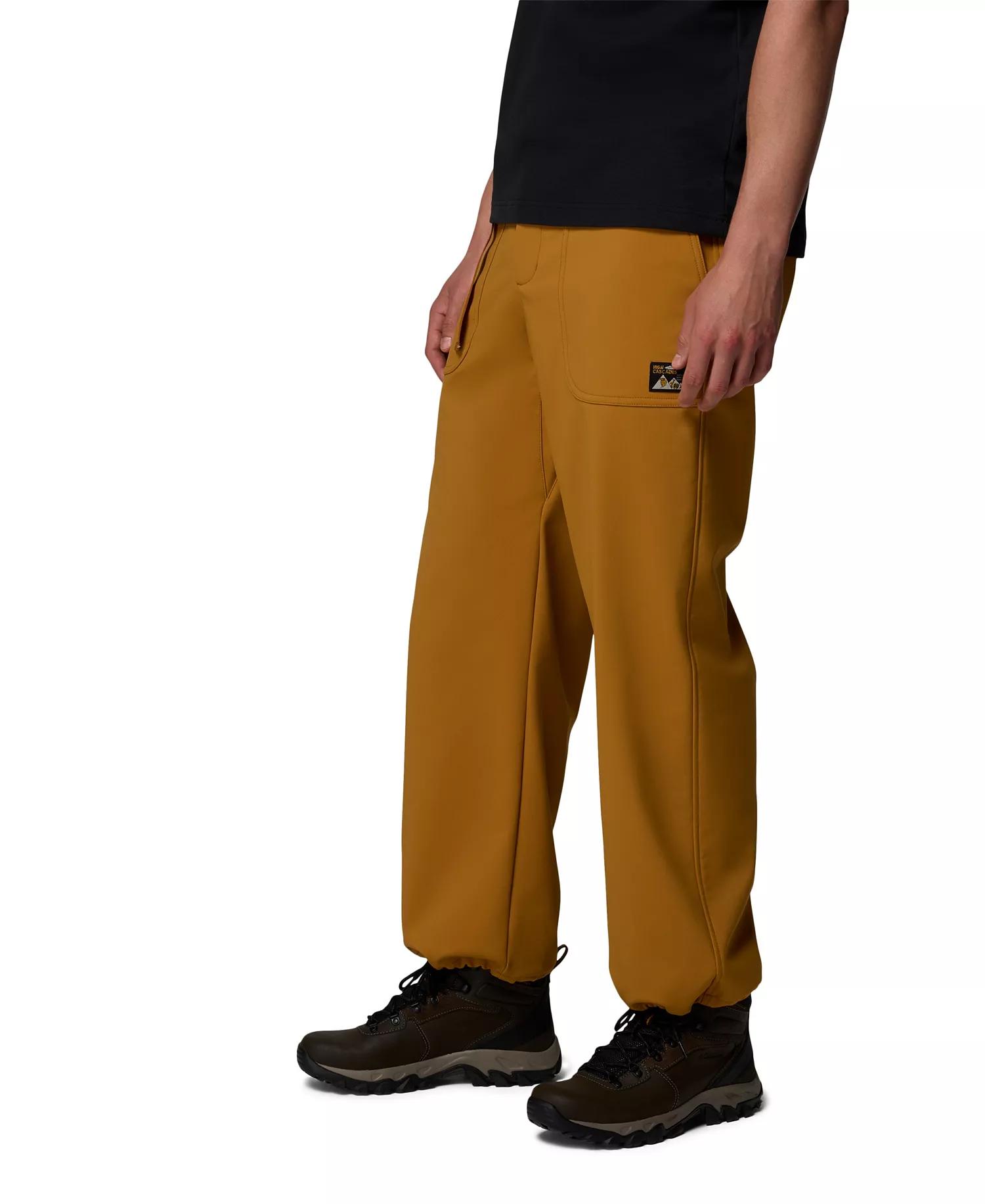 Men's High Cascades Softshell Pants - Black - 2XL