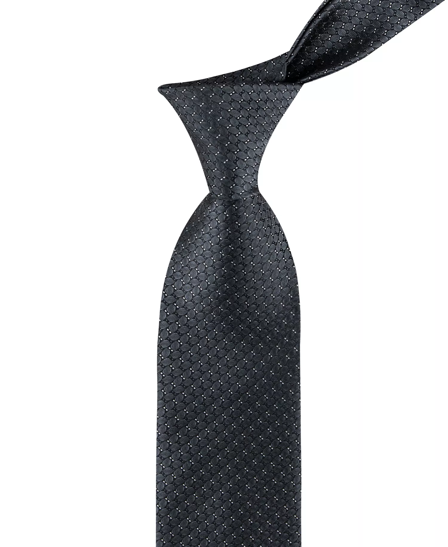 Men's Crawford Textured Tie - Black - ONE SIZE
