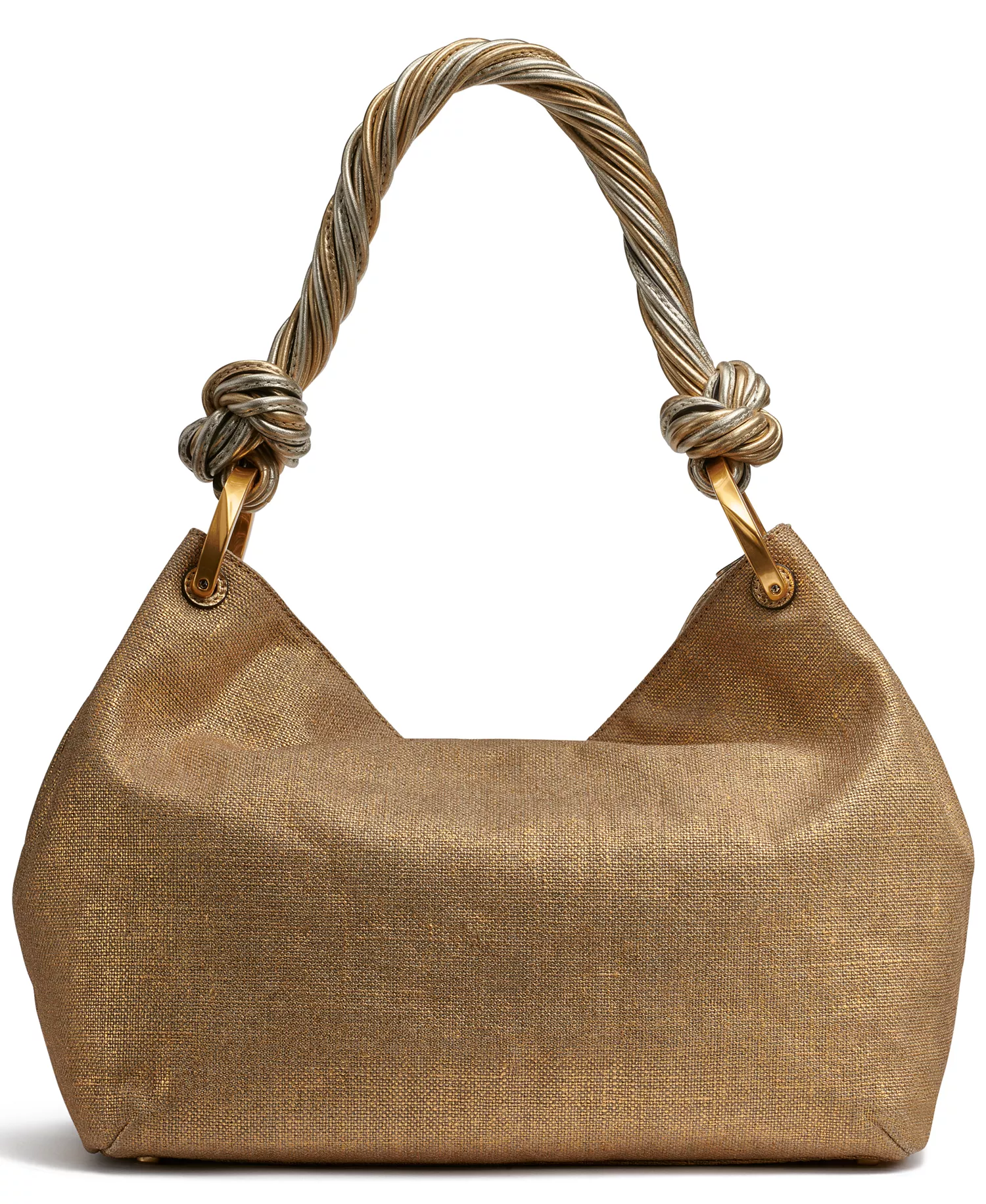 Glenwood Small Metallic Shoulder Bag - Gold - NO SIZE