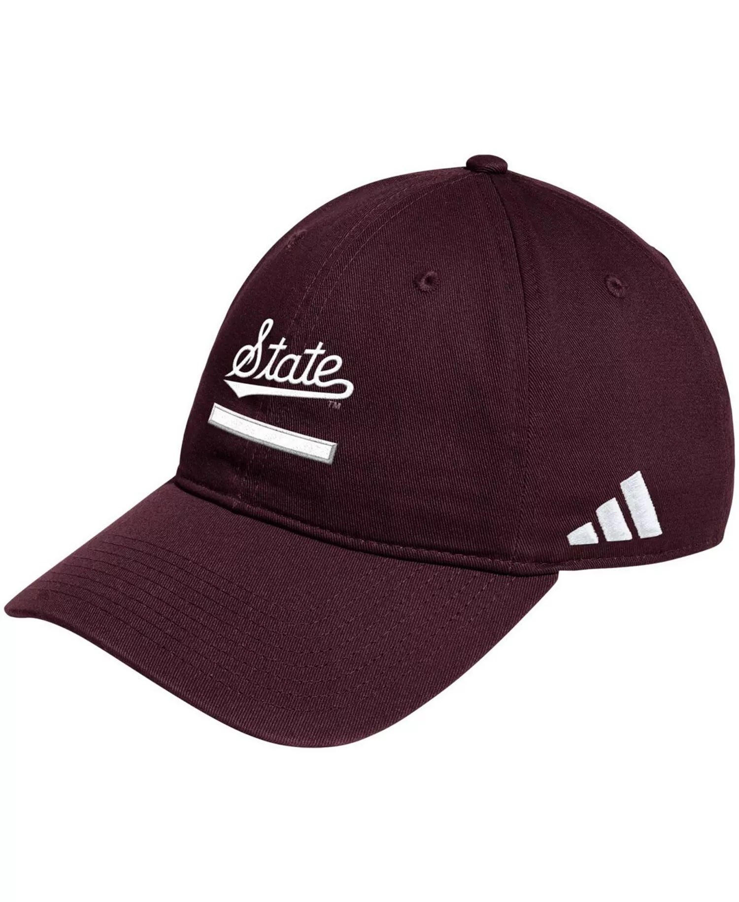 Men's Maroon Mississippi State Bulldogs Locker Room Adjustable Slouch Hat - Maroon - ONE SIZE