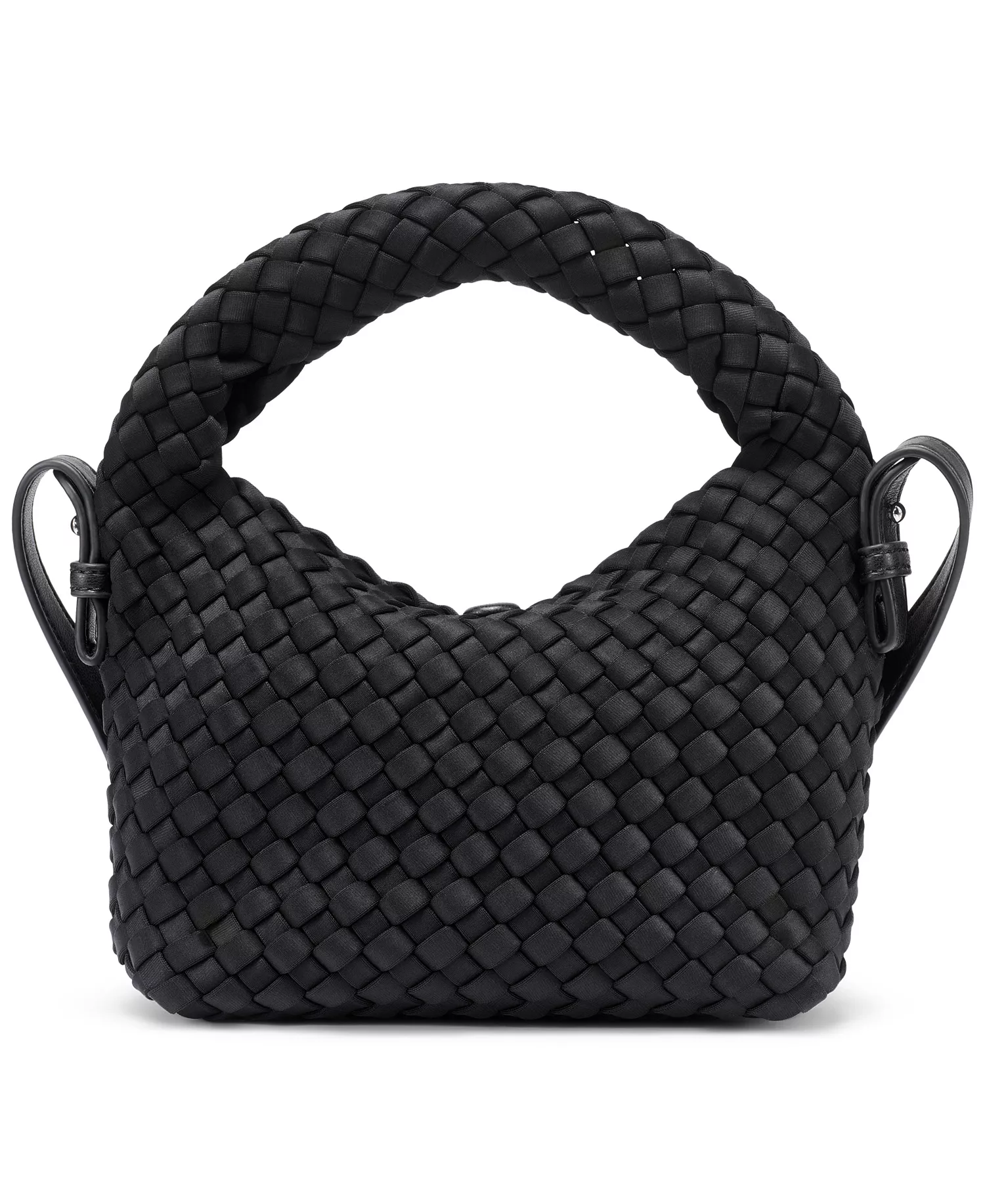 Giselle Magnet Closure Crossbody Bag - Black/silver - No Size