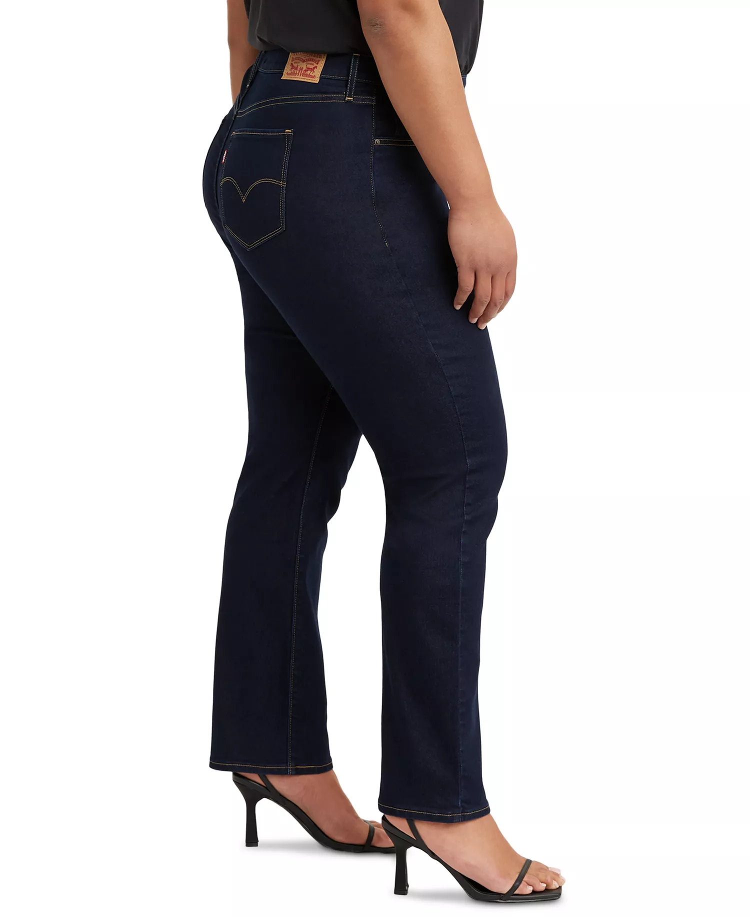 Trendy Plus Size 724 High-Rise Straight-Leg Jeans - Cast Shadows - 14W