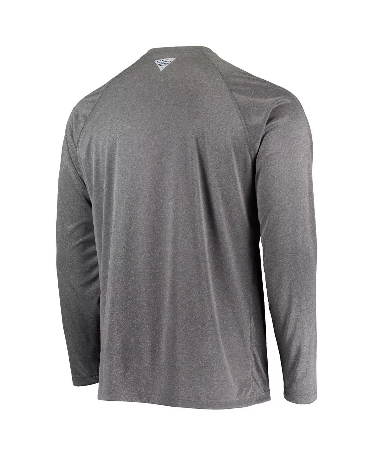 Men's Heathered Charcoal Kentucky Wildcats PFG Terminal Tackle Raglan Omni-Shade Long Sleeve T-shirt - Heathered Charcoal - L