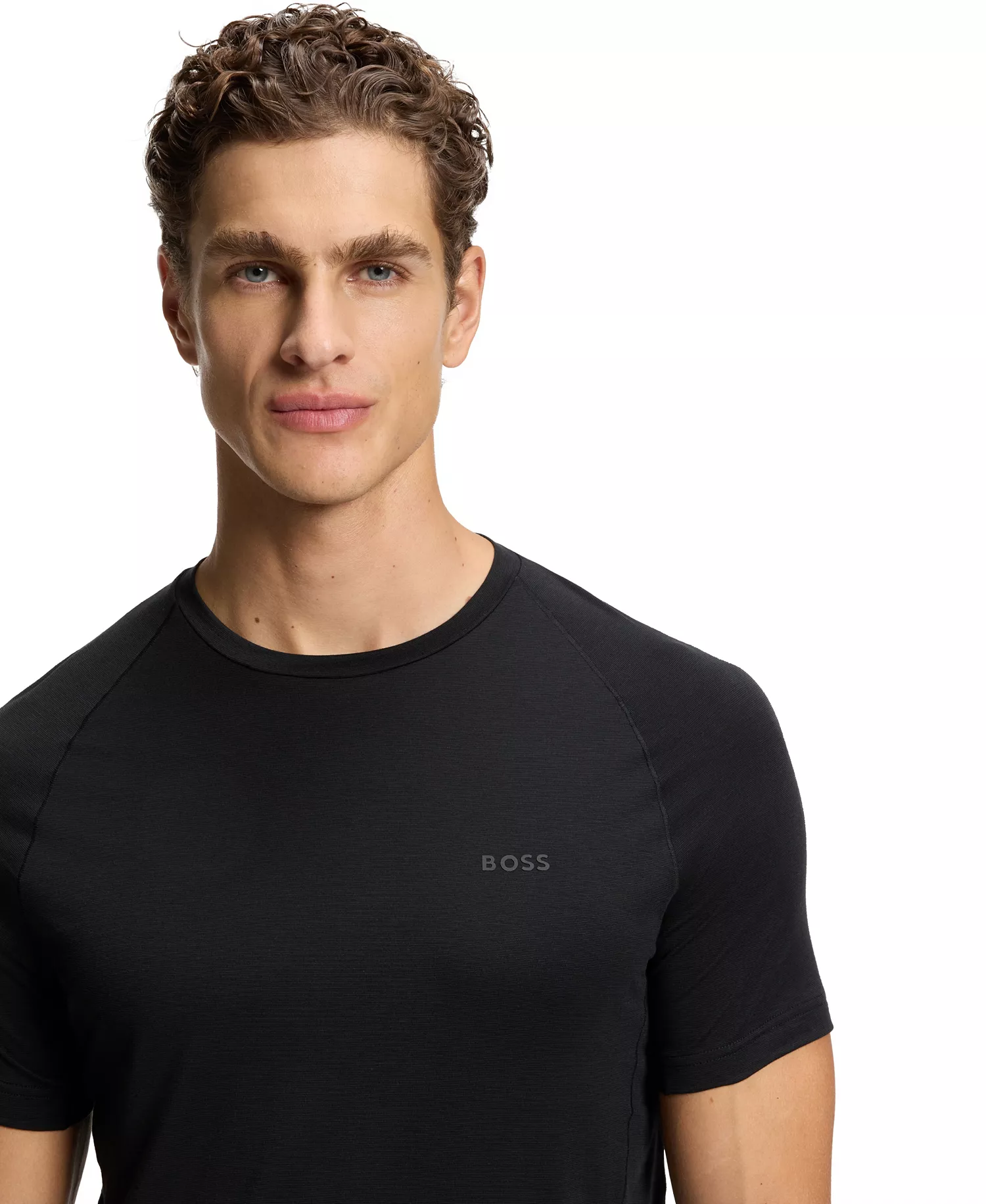Men's Moisture Control Active Slim-Fit T-Shirt - Black - L