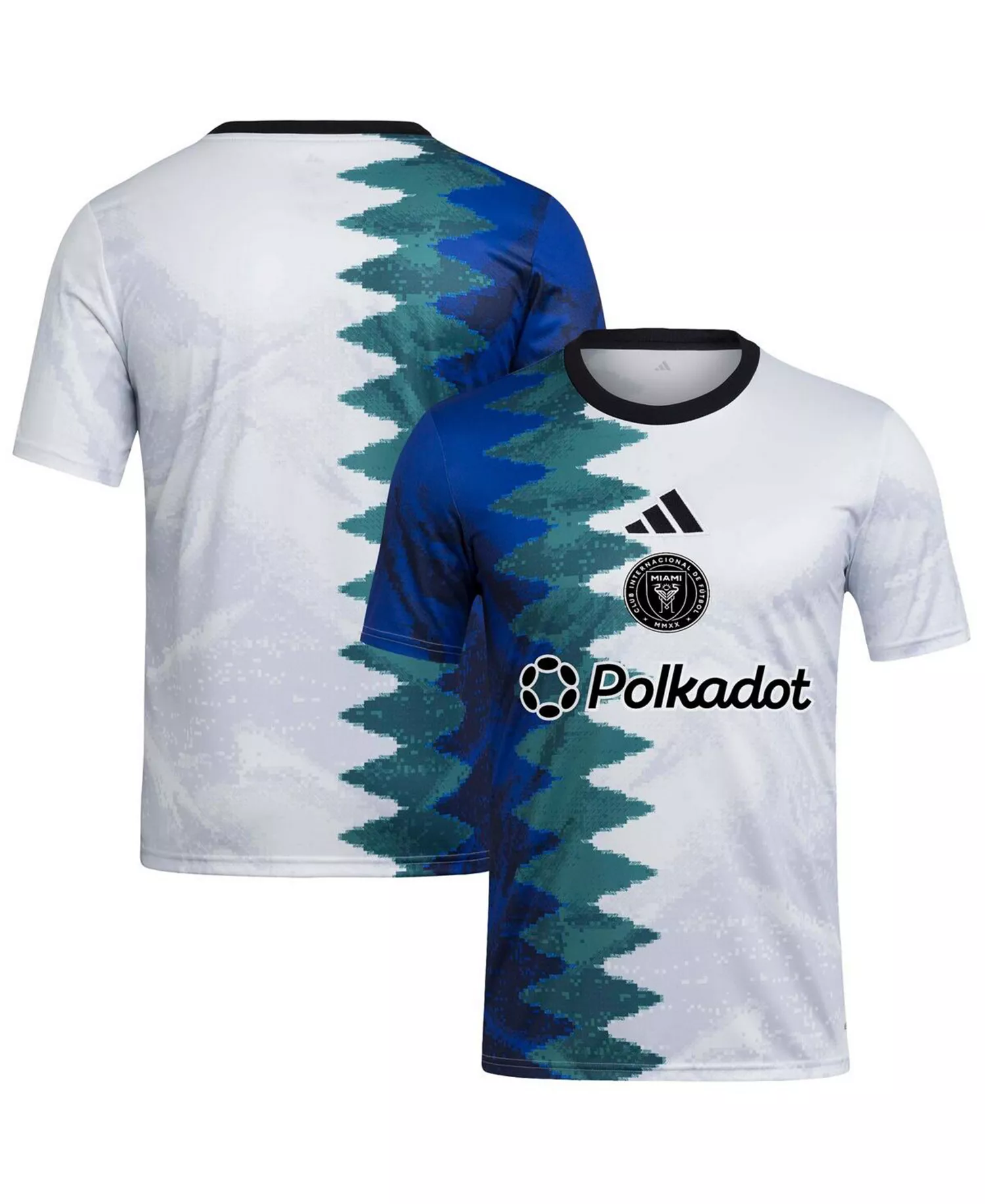 Men's White Inter Miami CF 2025 Gaming AEROREADY Pre-Match Jersey - White - 2XL