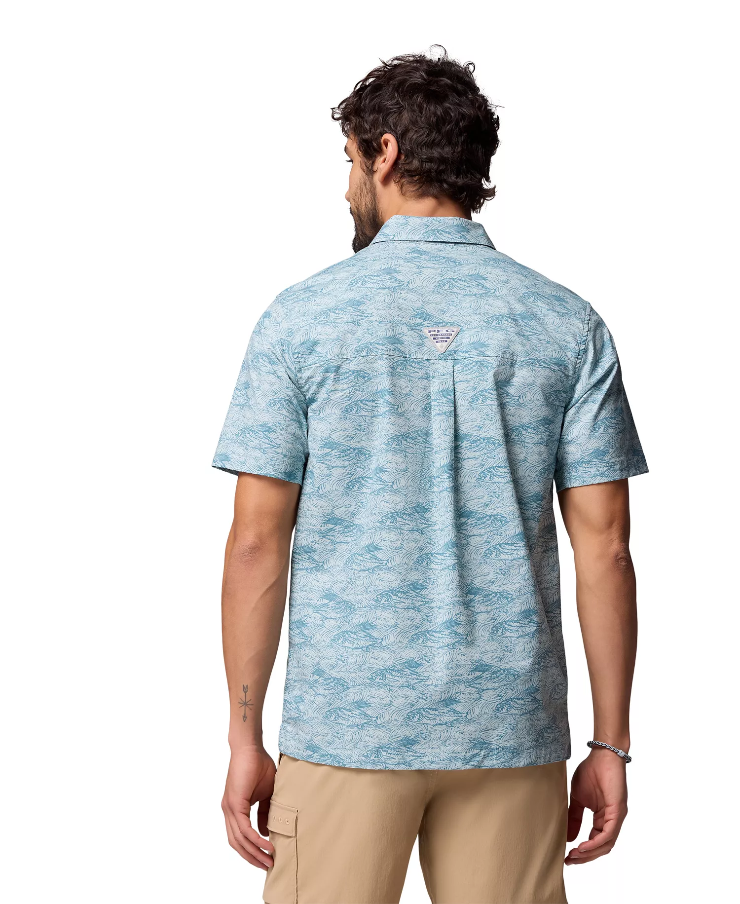 Men's Wild Cast Camp Shirt - Cocoa butter - L