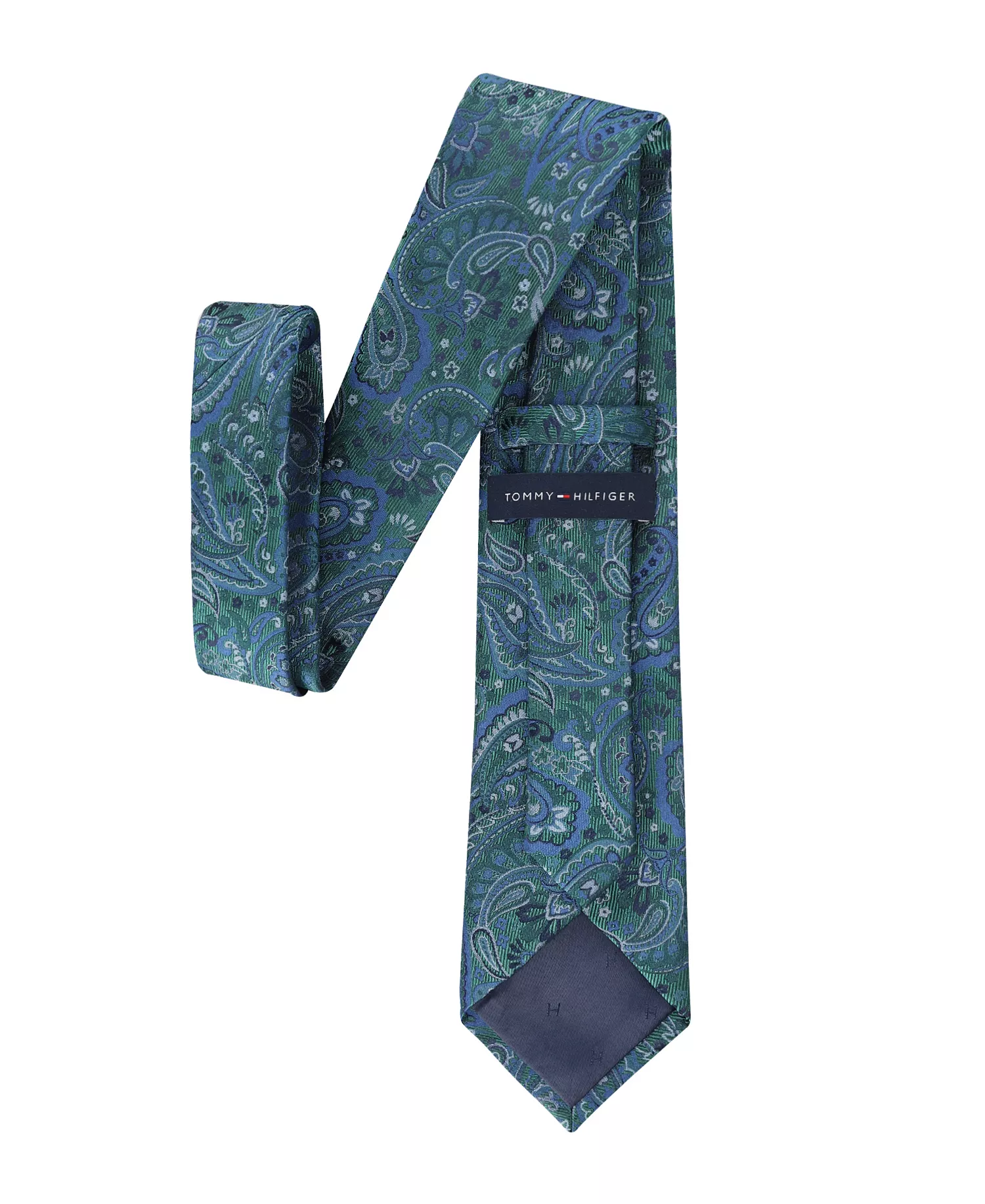 Men's Benson Paisley Printed Tie - Blue - ONE SIZE