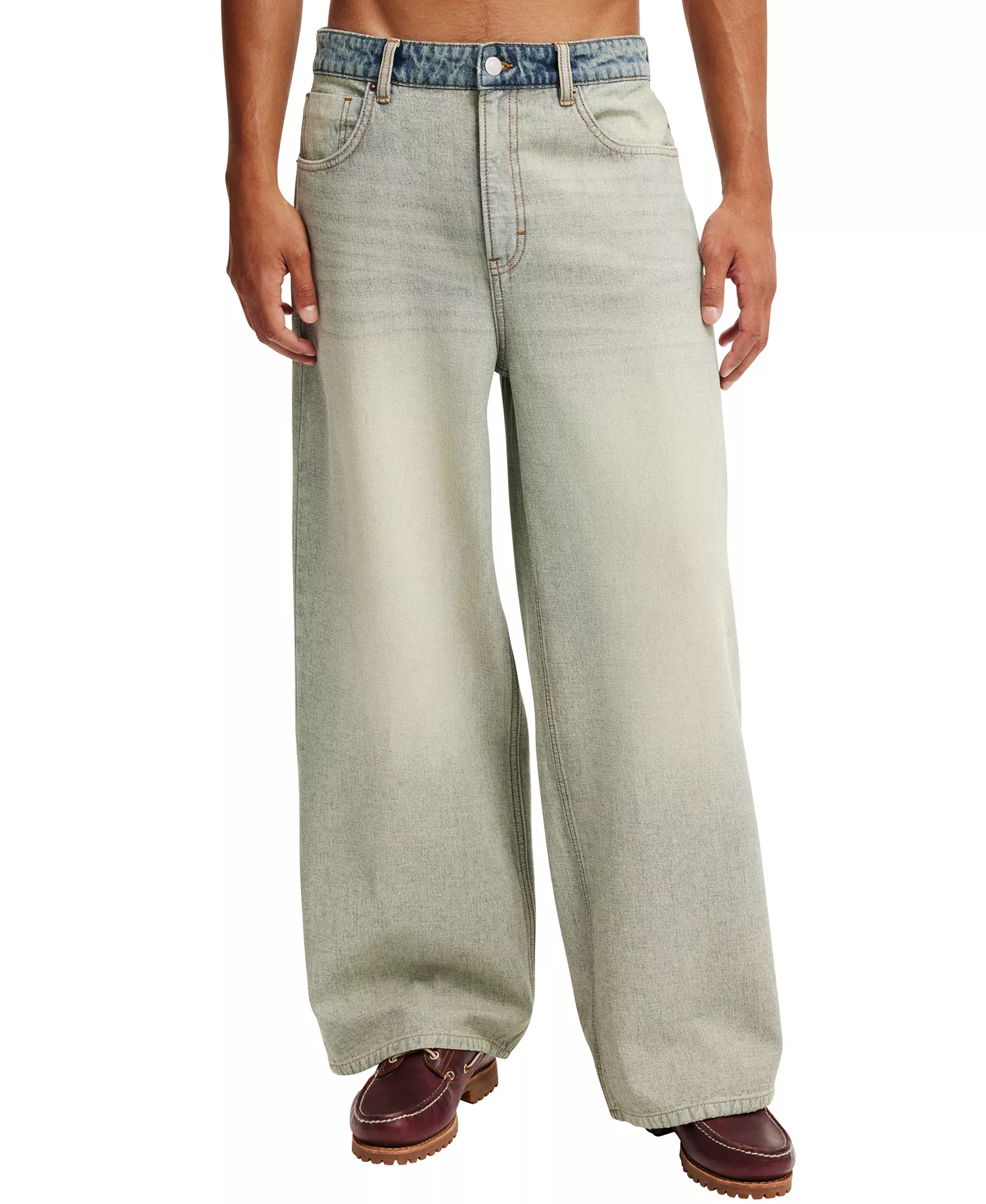 Men's Super Baggy Reverse Jean - Backwards blue - 26