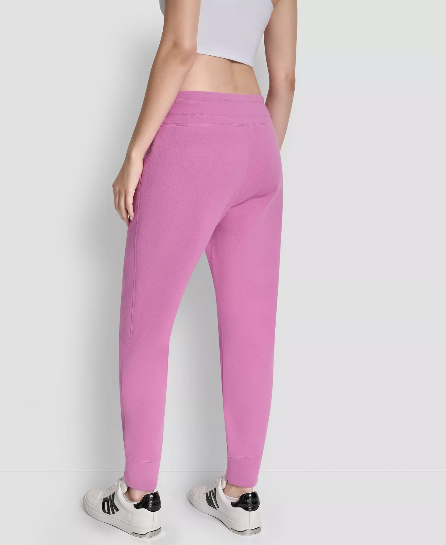 Women's Metallic Bubble Slim Fit Jogger Pants - Crocus - L