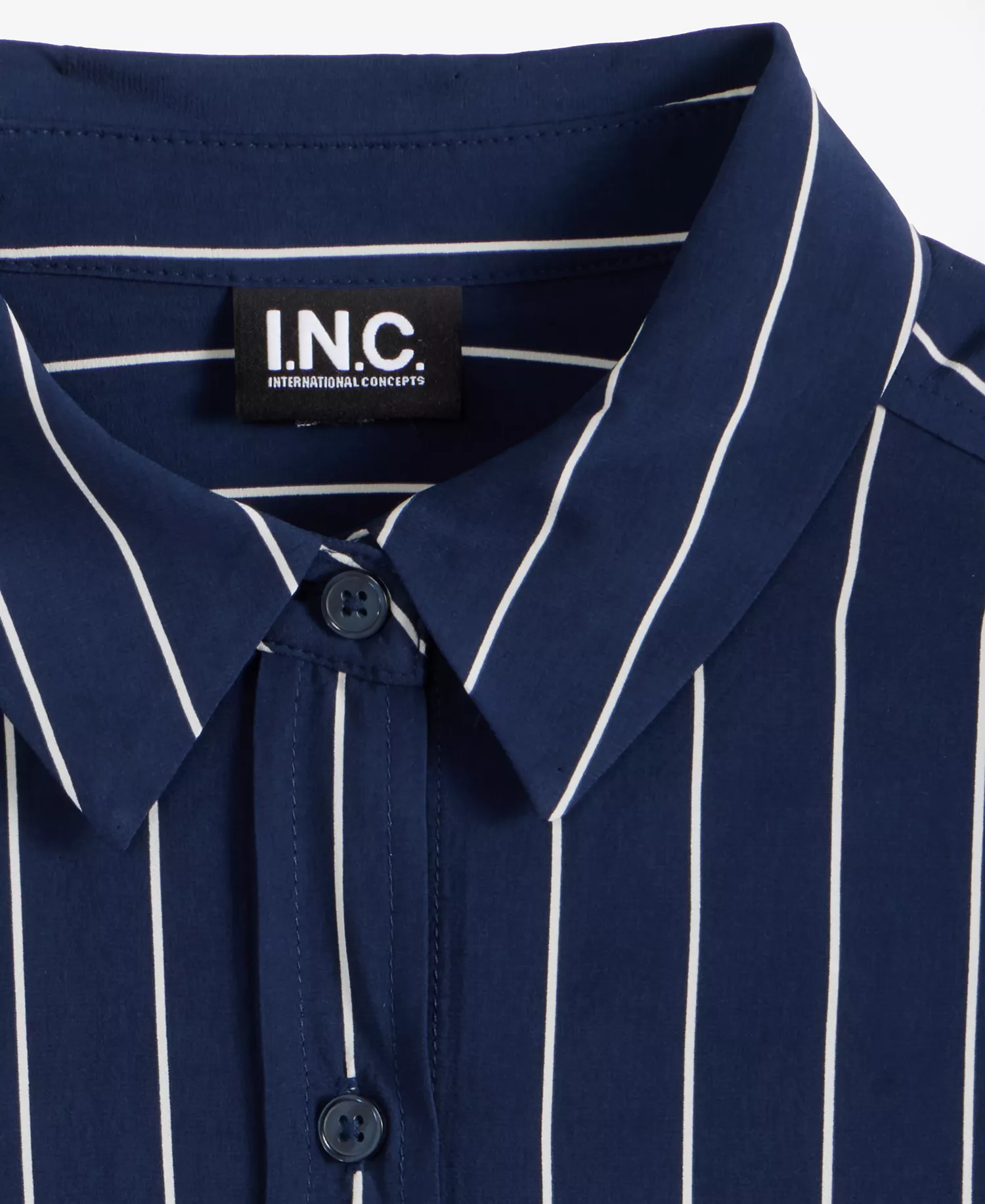 Petite Striped Shirt, Macy's Exclusive - Intrepid Sidley Stripe - P/L