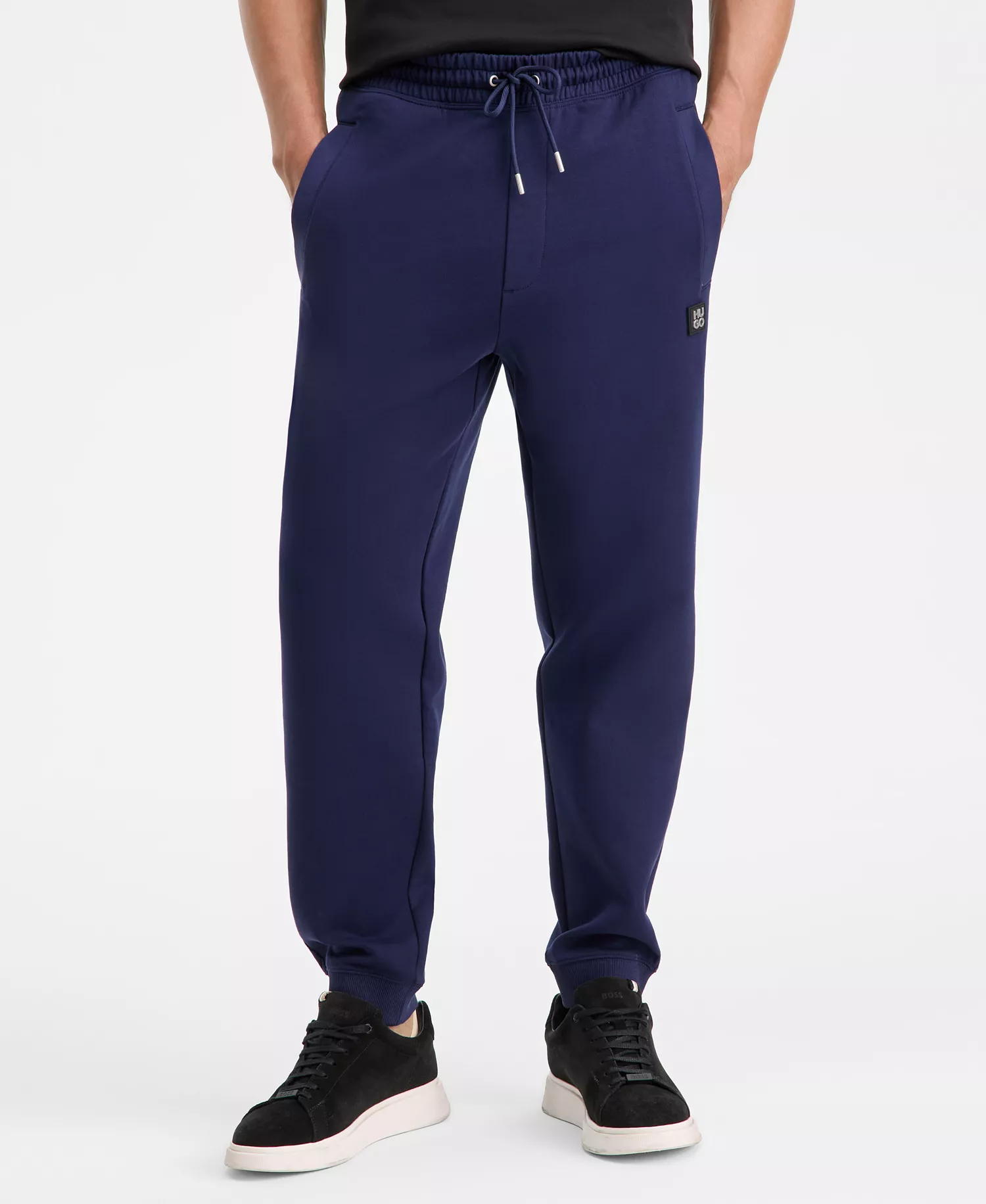 Men's Dimacs Stacked Logo Sweatpants - Navy - 2XL