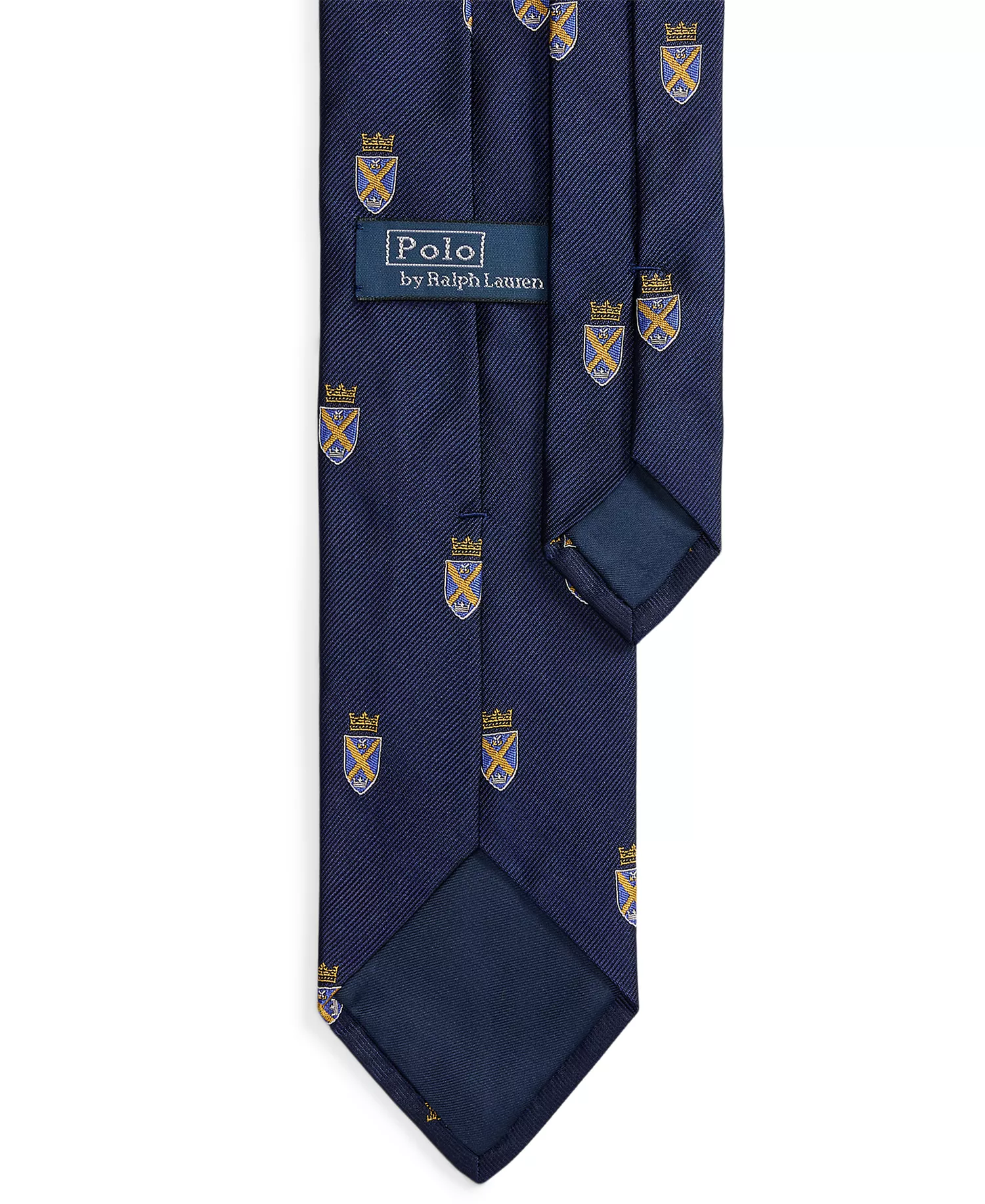 Men's Silk Repp Club Tie - Navy - No Size