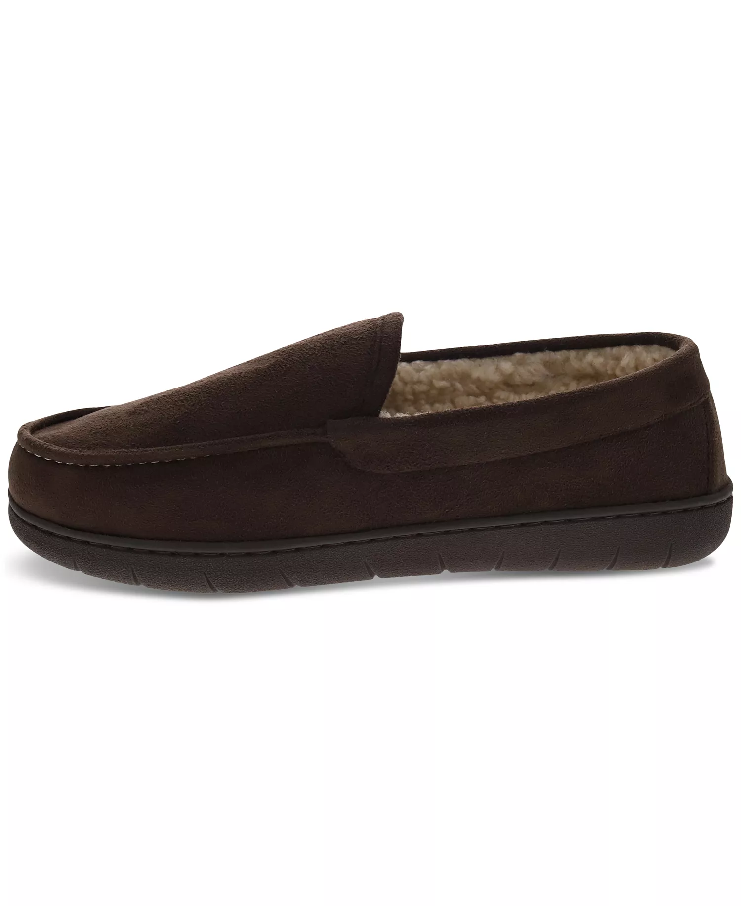 Men's Fields Faux-Sherpa Slippers - Tan - XXLarge