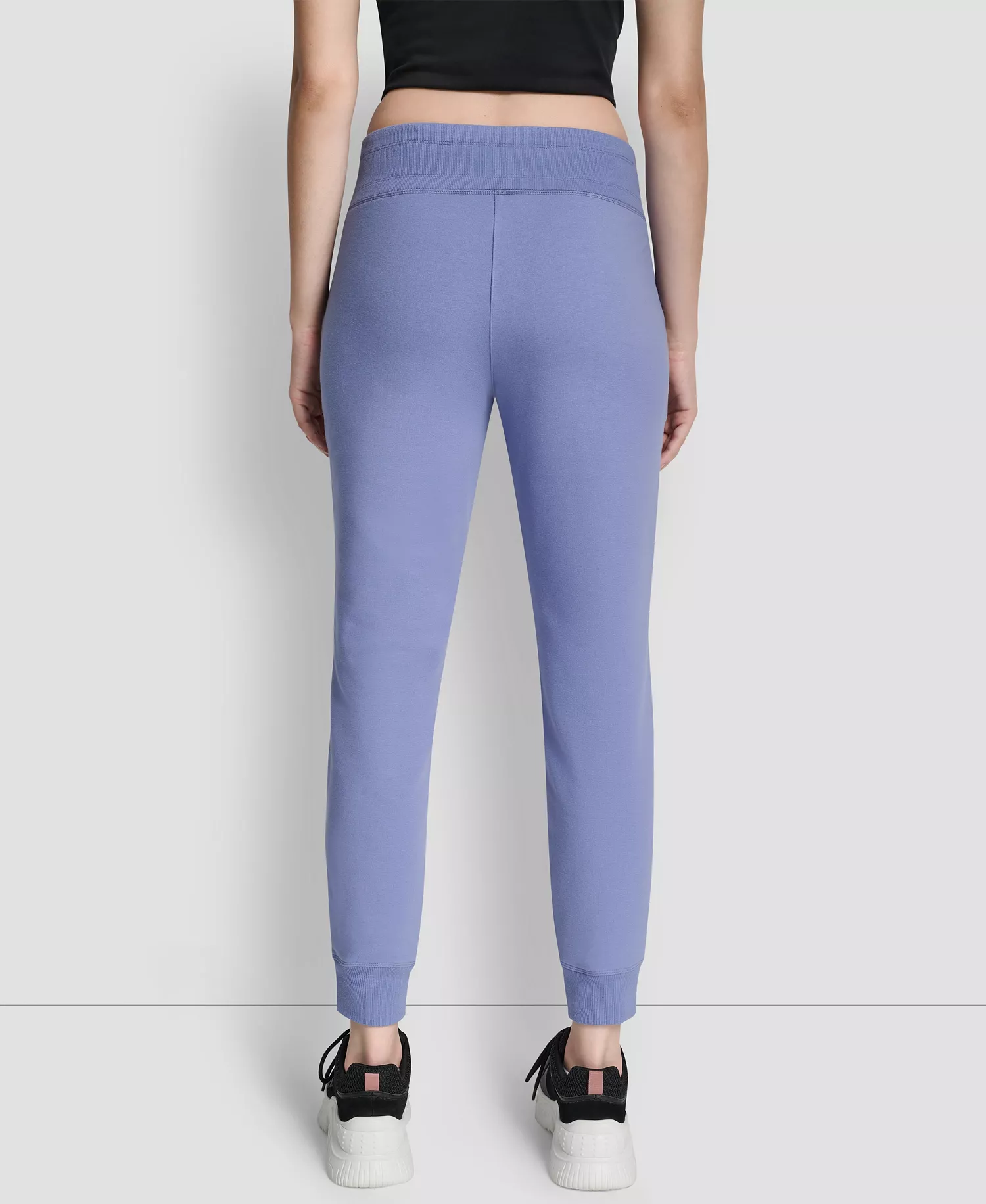 Women's Logo-Drawstring High-Rise Joggers  - Black - L