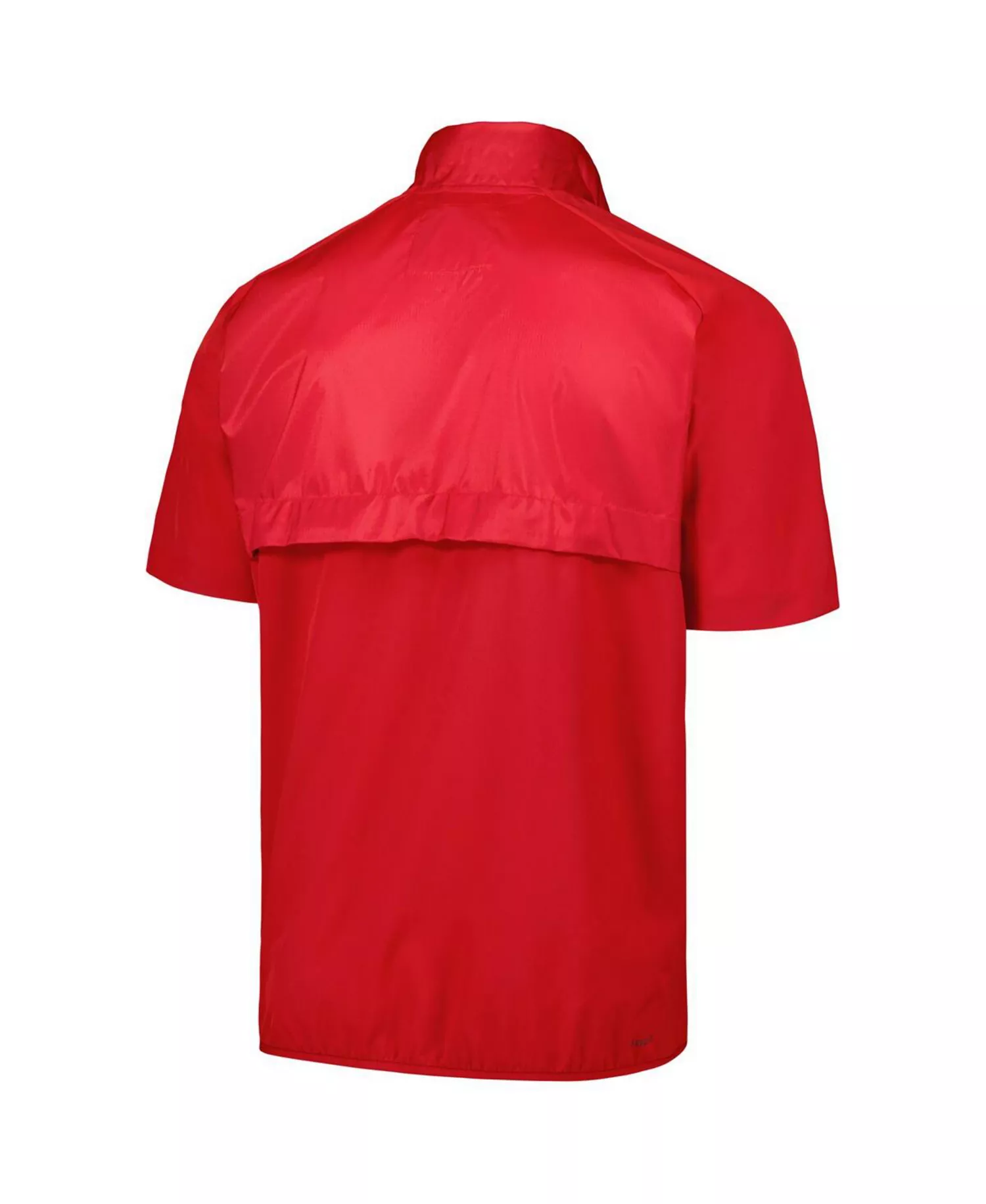 Men's Red Fresno State Bulldogs Sideline AEROREADY Raglan Short Sleeve Quarter-Zip Jacket - Red - S