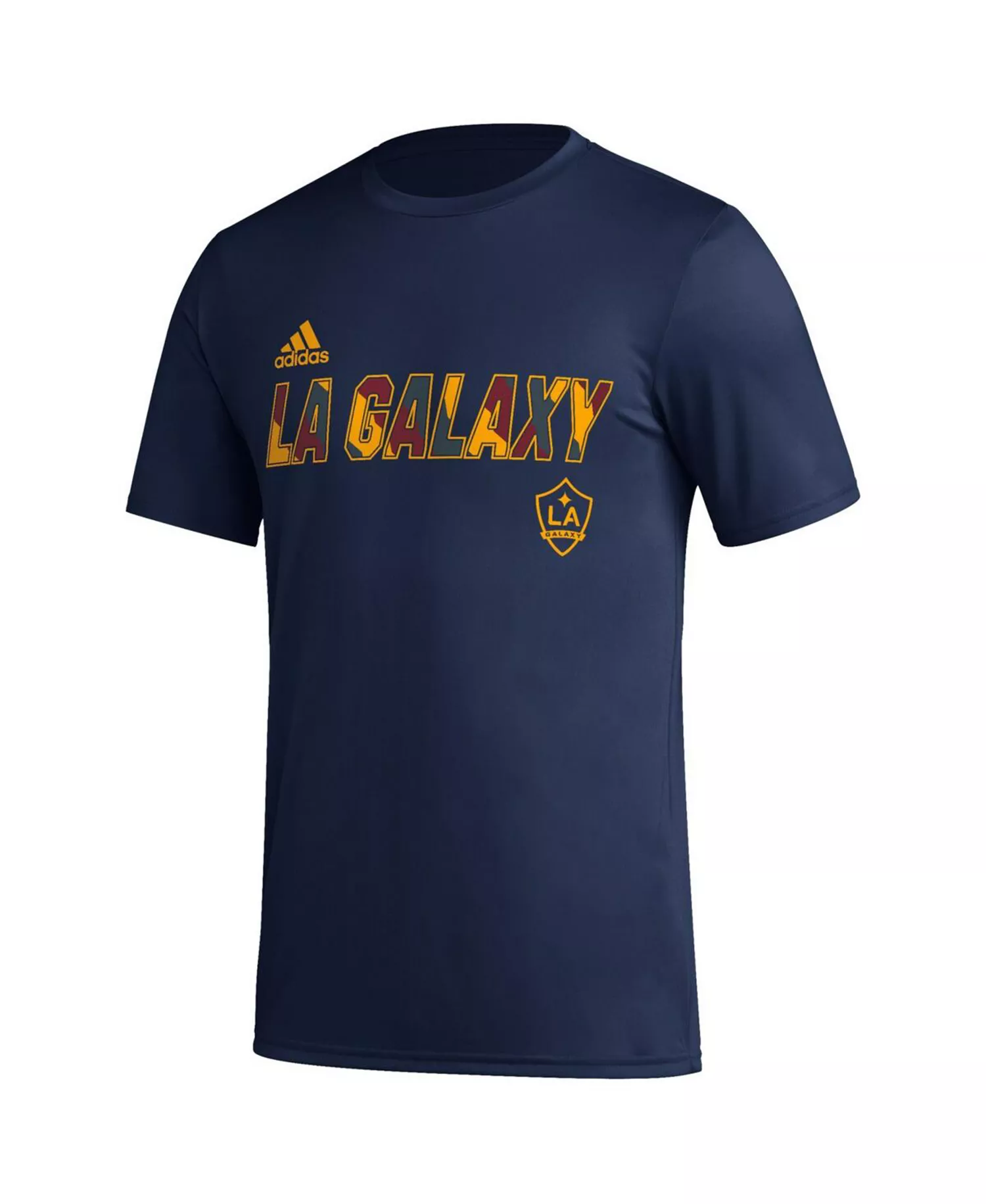 Men's Navy LA Galaxy Team Jersey Hook AEROREADY T-shirt - Navy - L