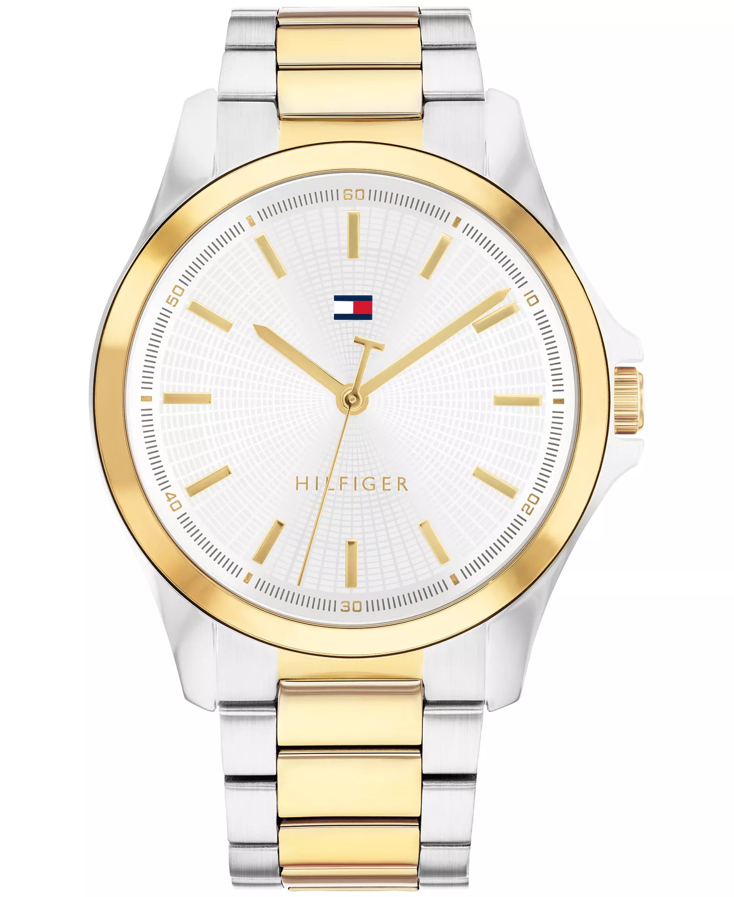Men's Quartz Two Tone Stainless Steel Bracelet Watch, 42mm - Two Tone - No Size