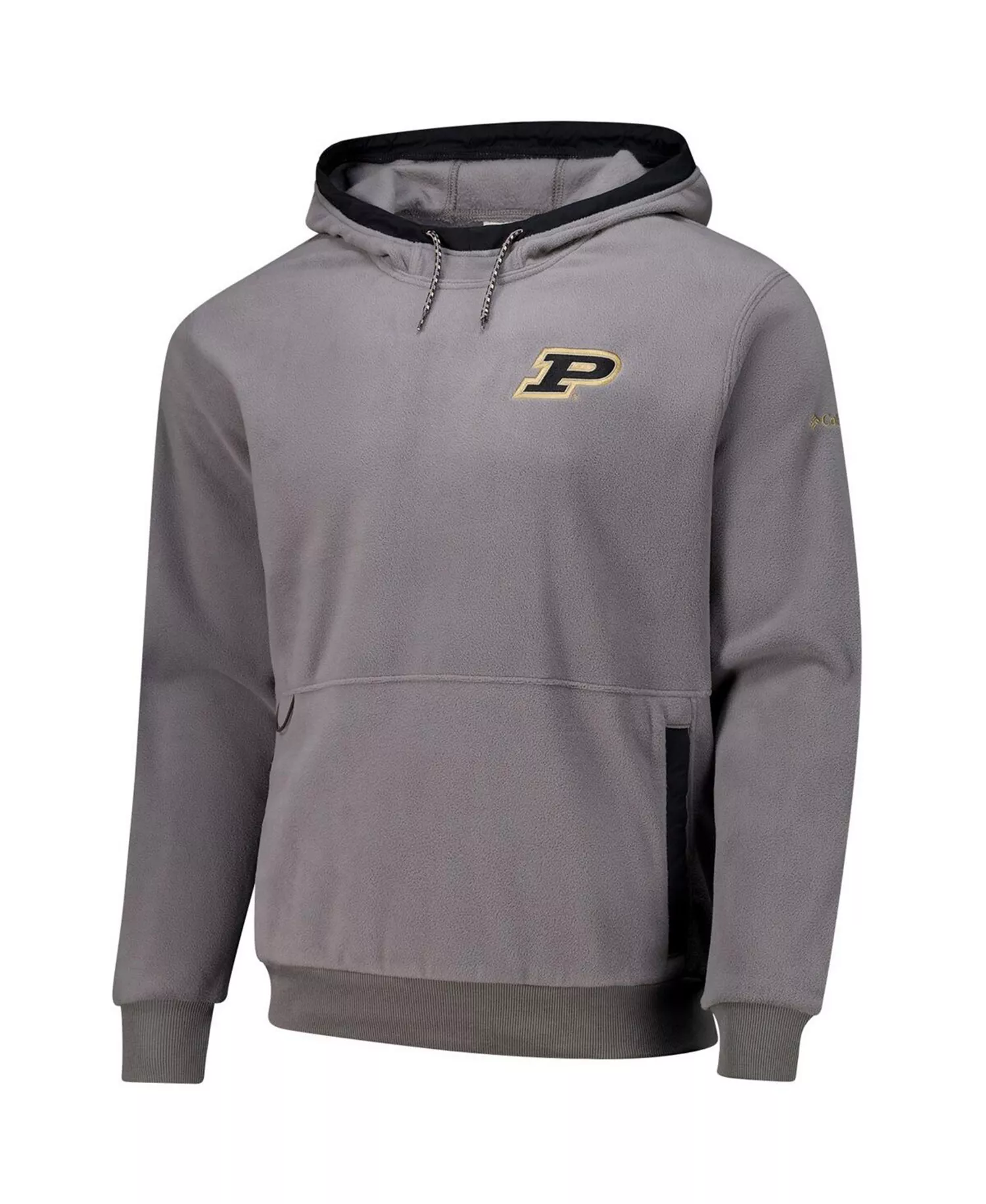 Men's Gray Purdue Boilermakers Flanker Fleece Pullover Hoodie - Gray - XXL