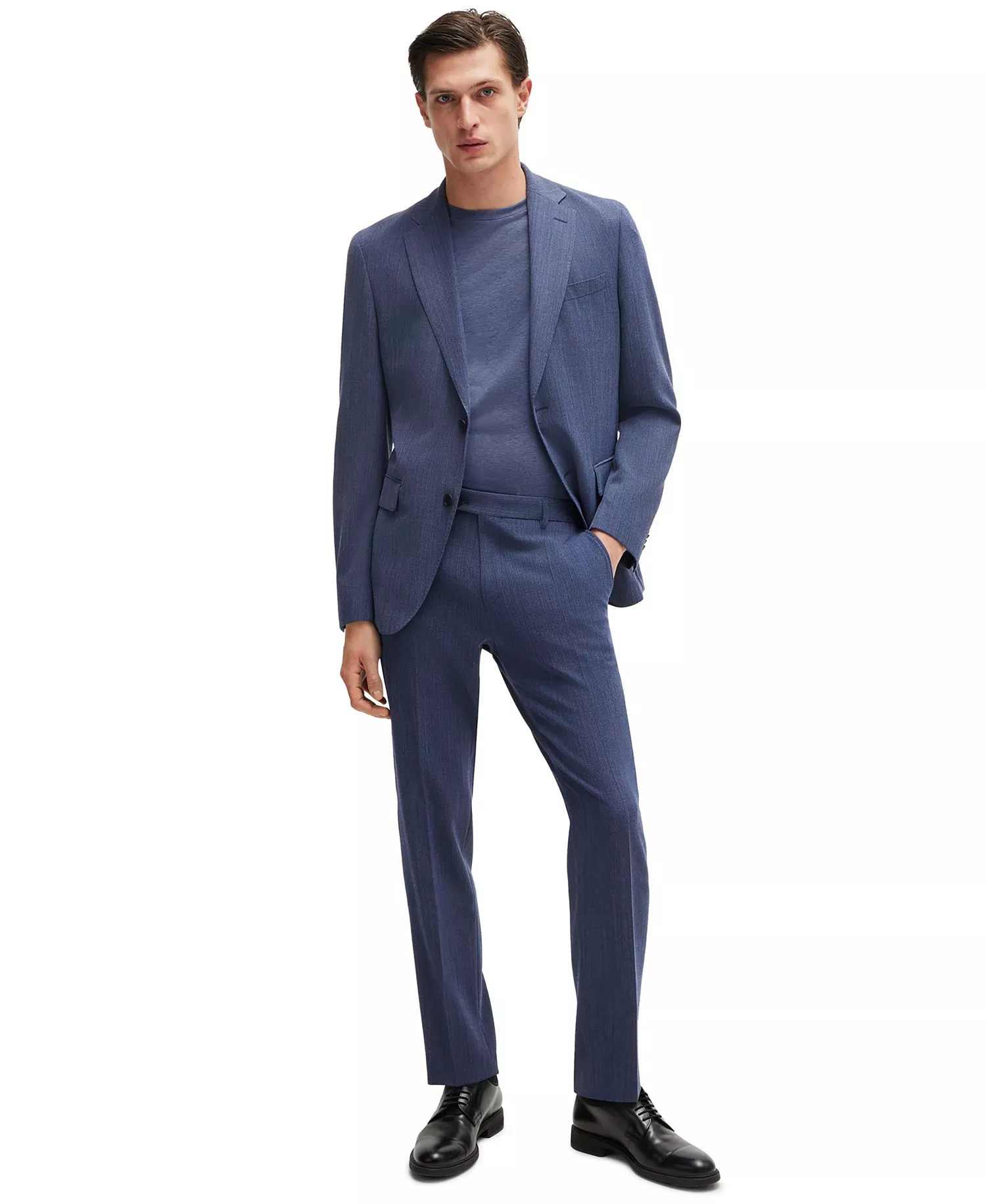 Men's Performance Fabric Slim-Fit T-Shirt - Navy - XL