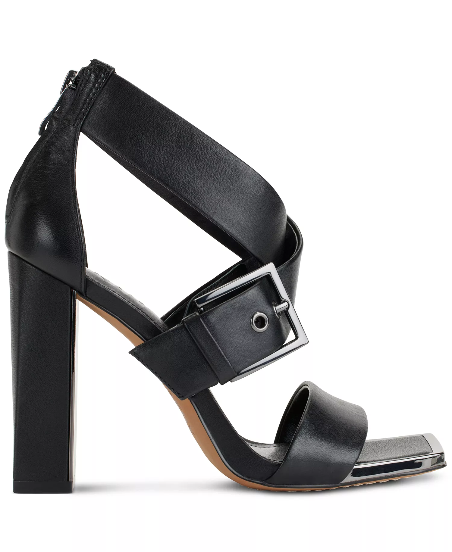 Women's Revelyn Crisscross Ankle-Strap Dress Sandals - Black/ Latte - 11M