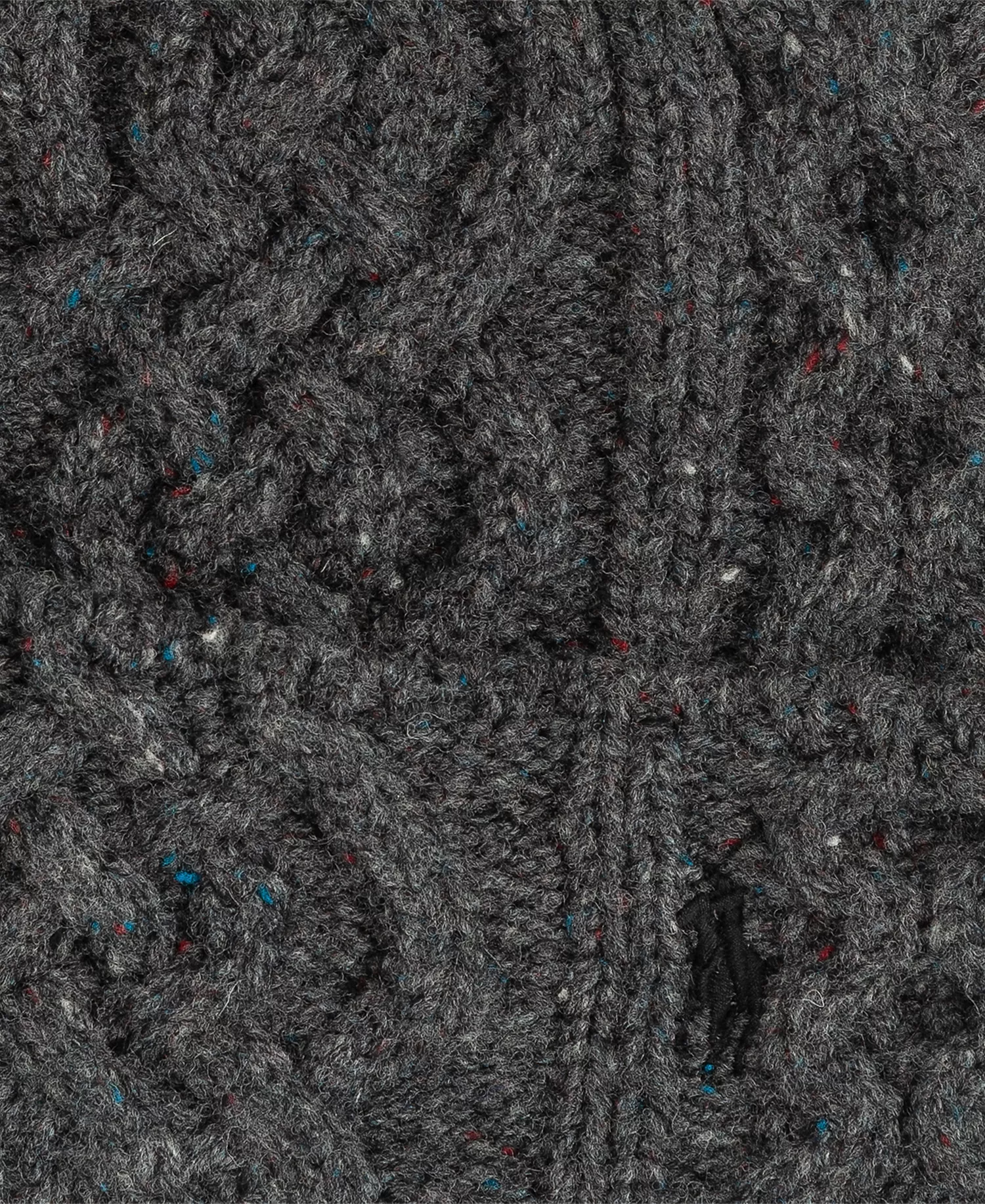 Men's Tweed Cable Cuff Beanie - Gray Hetaher - ONE SIZE