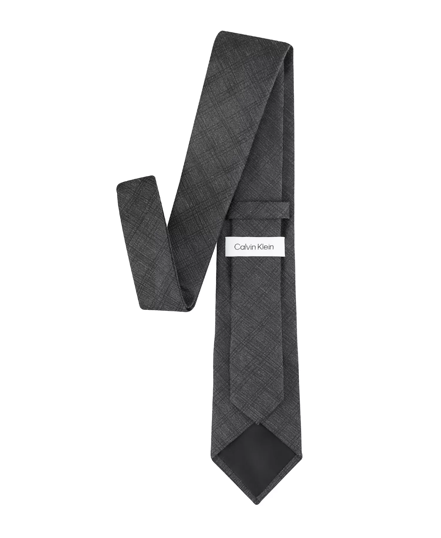 Men's Madeline Grid Tie - Charcoal - ONE SIZE