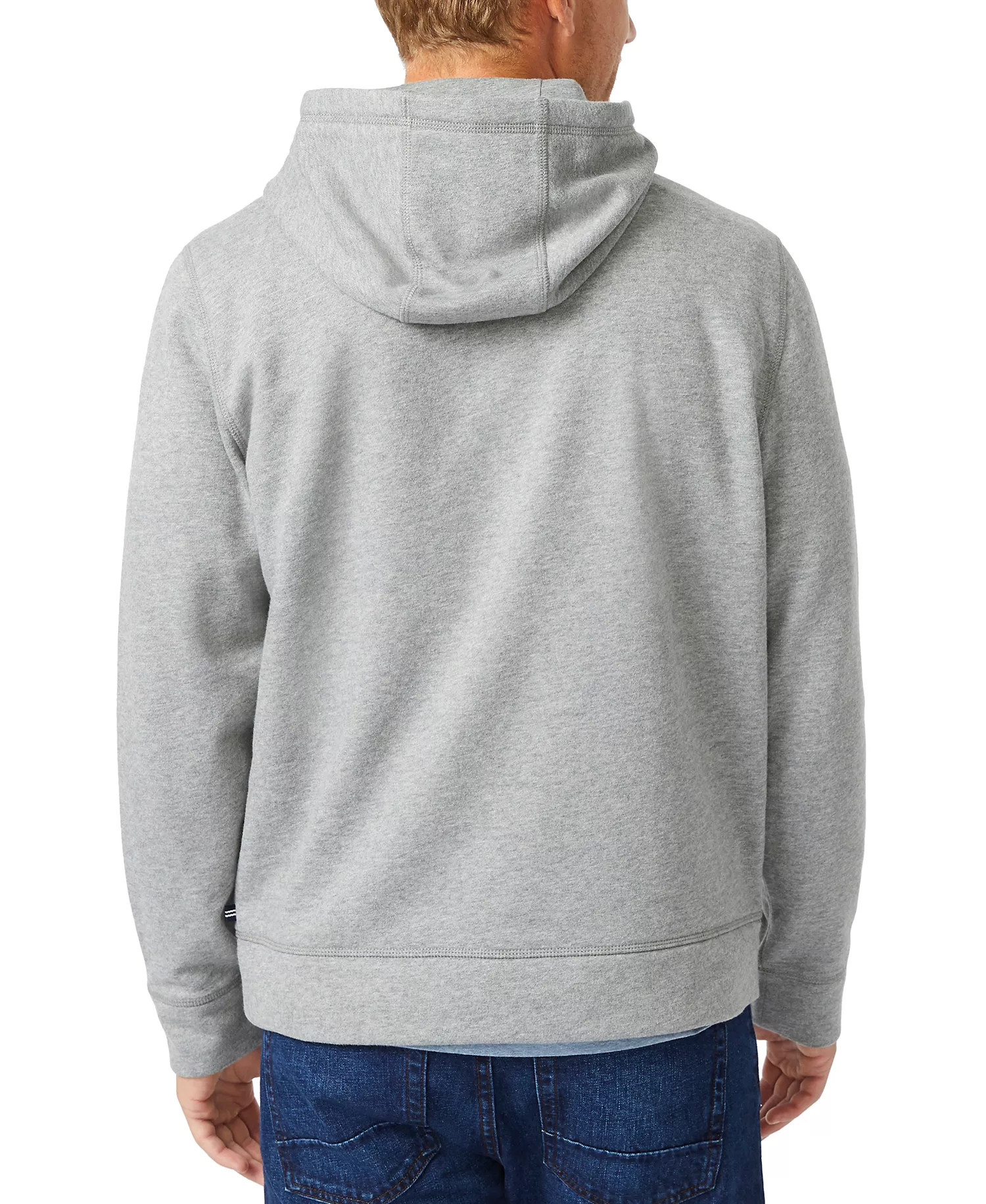Men's Logo Fleece Hoodie - Stone Grey Heather - 3XL