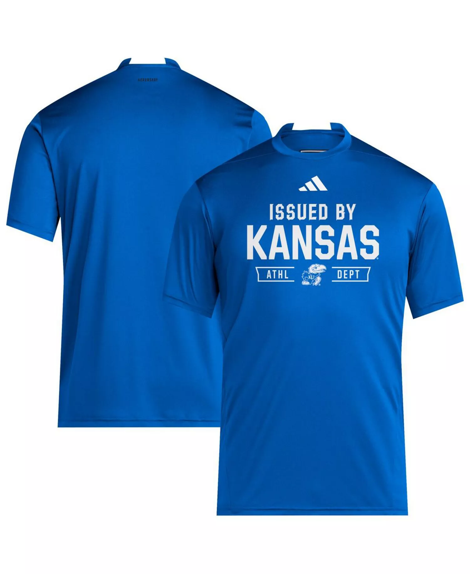 Men's Royal Kansas Jayhawks 2025 Training Performance Team T-Shirt - Royal - 2XL