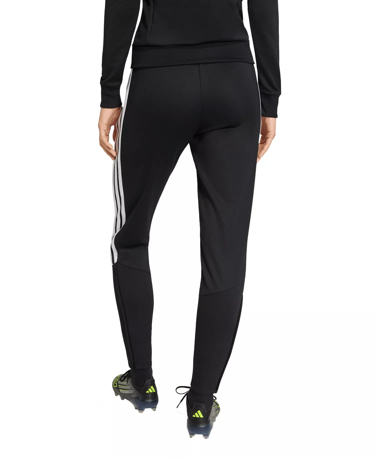 Women's Training Tracksuit Regular Fit Pants - Black/dark Football Gold - 2XL