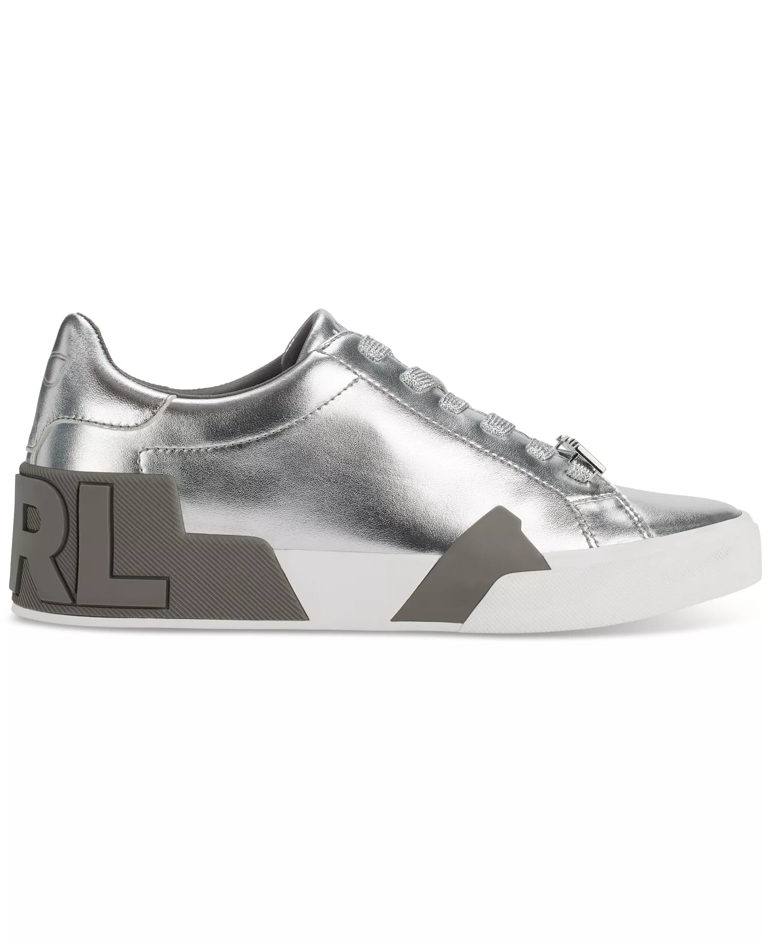 Women's Melora Lace-Up Low-Top Sneakers - Silver - 10M